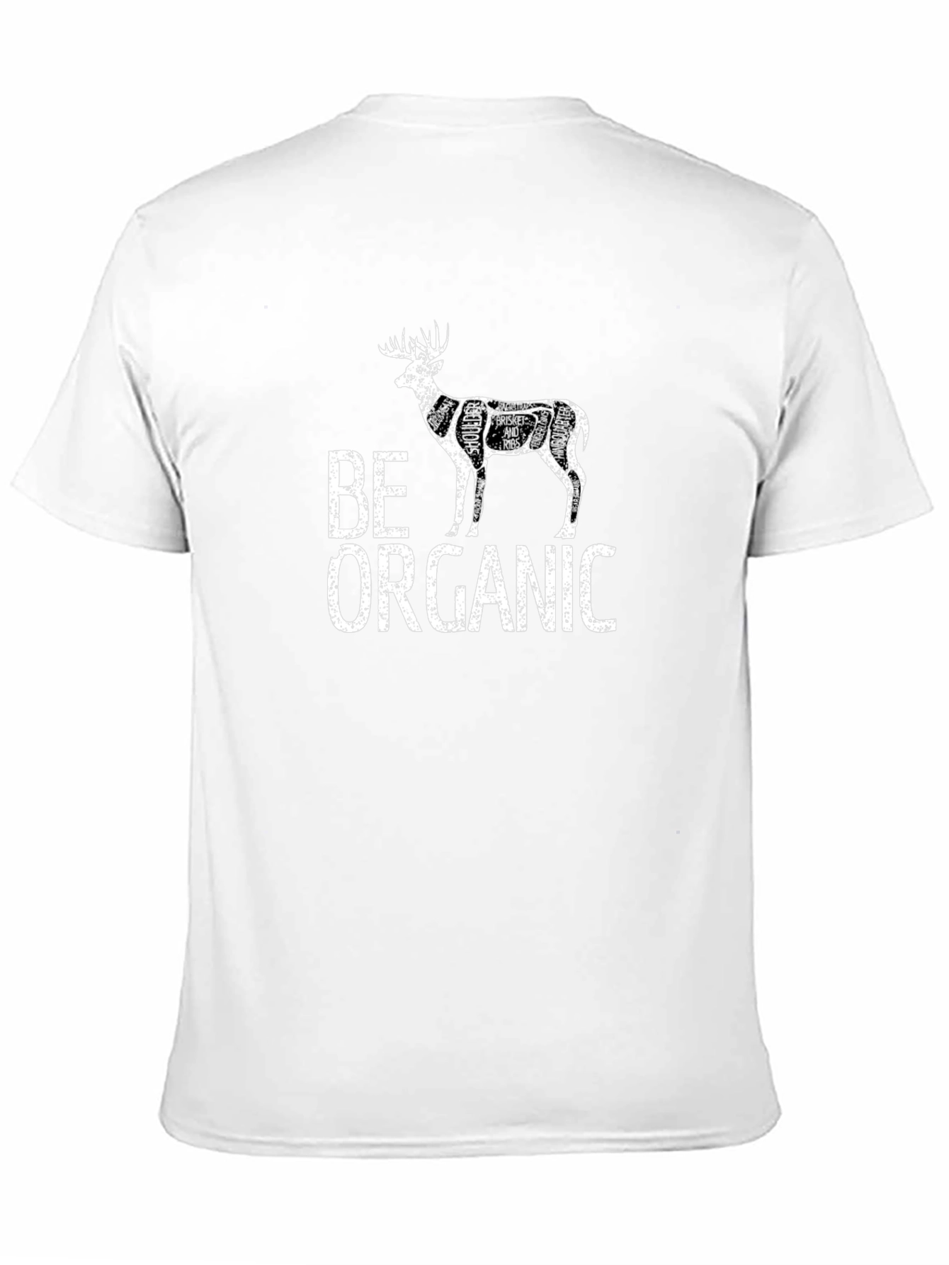 Be Organic Deer Cut Chart T-Shirt