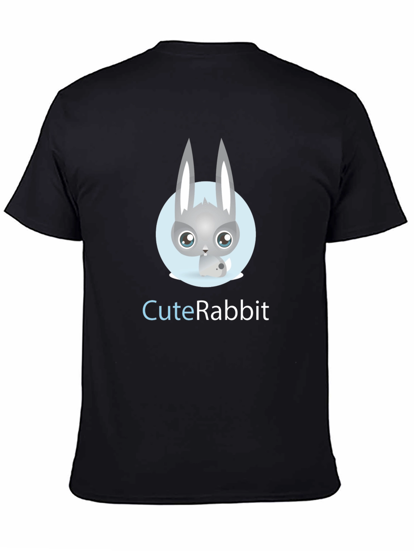 Cute Rabbit Graphic Tee - Soft Cotton Blend