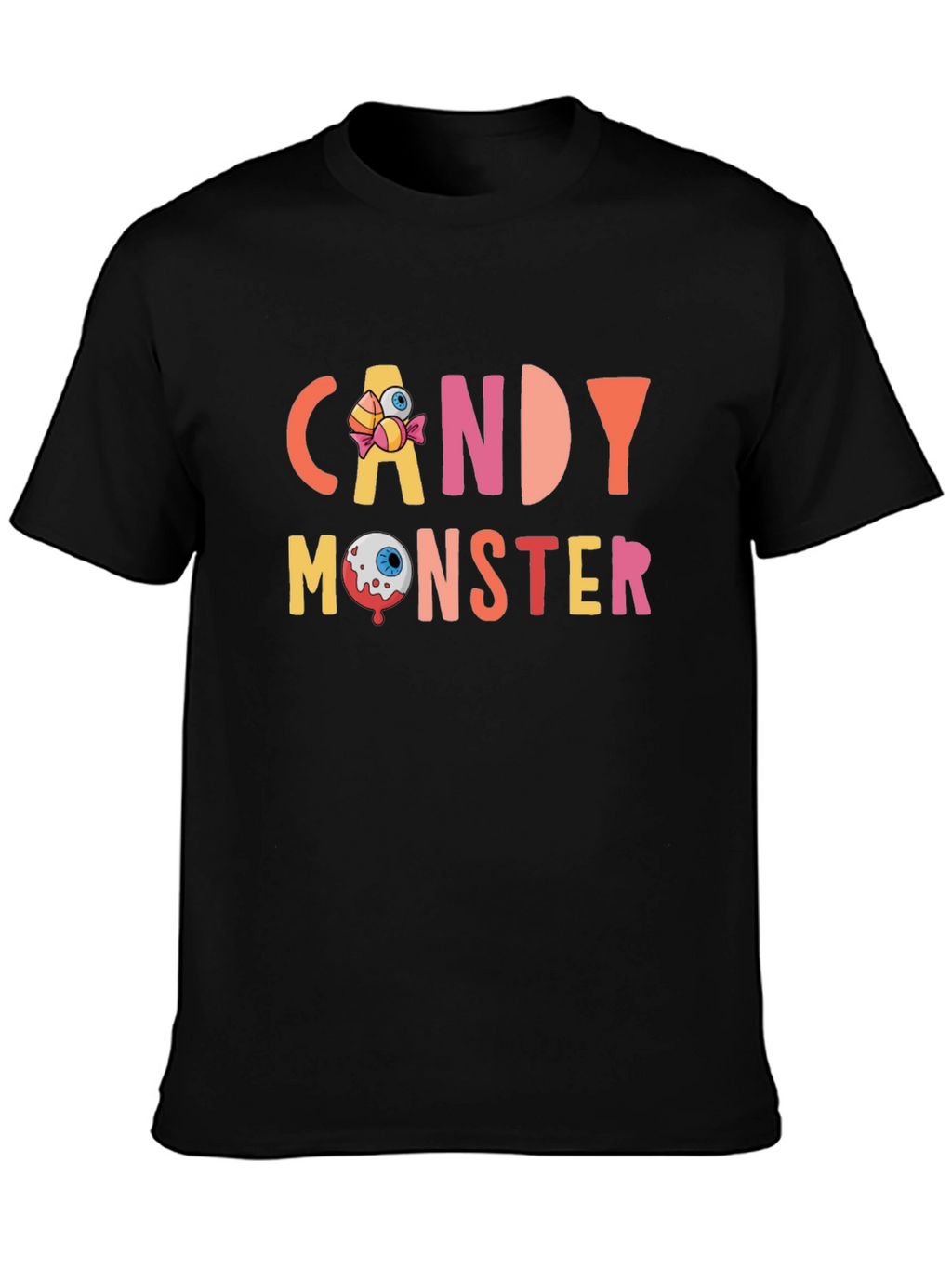 Candy Monster Graphic Tee - Halloween Fun!