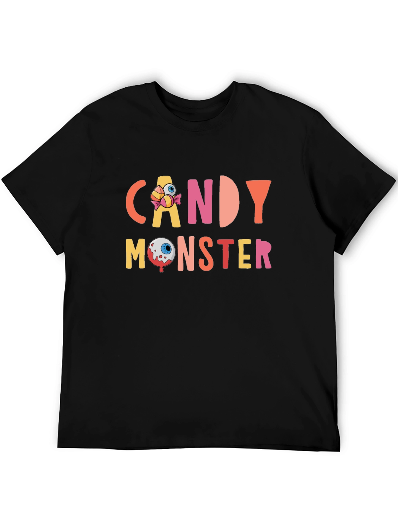 Candy Monster Graphic Tee - Halloween Fun!