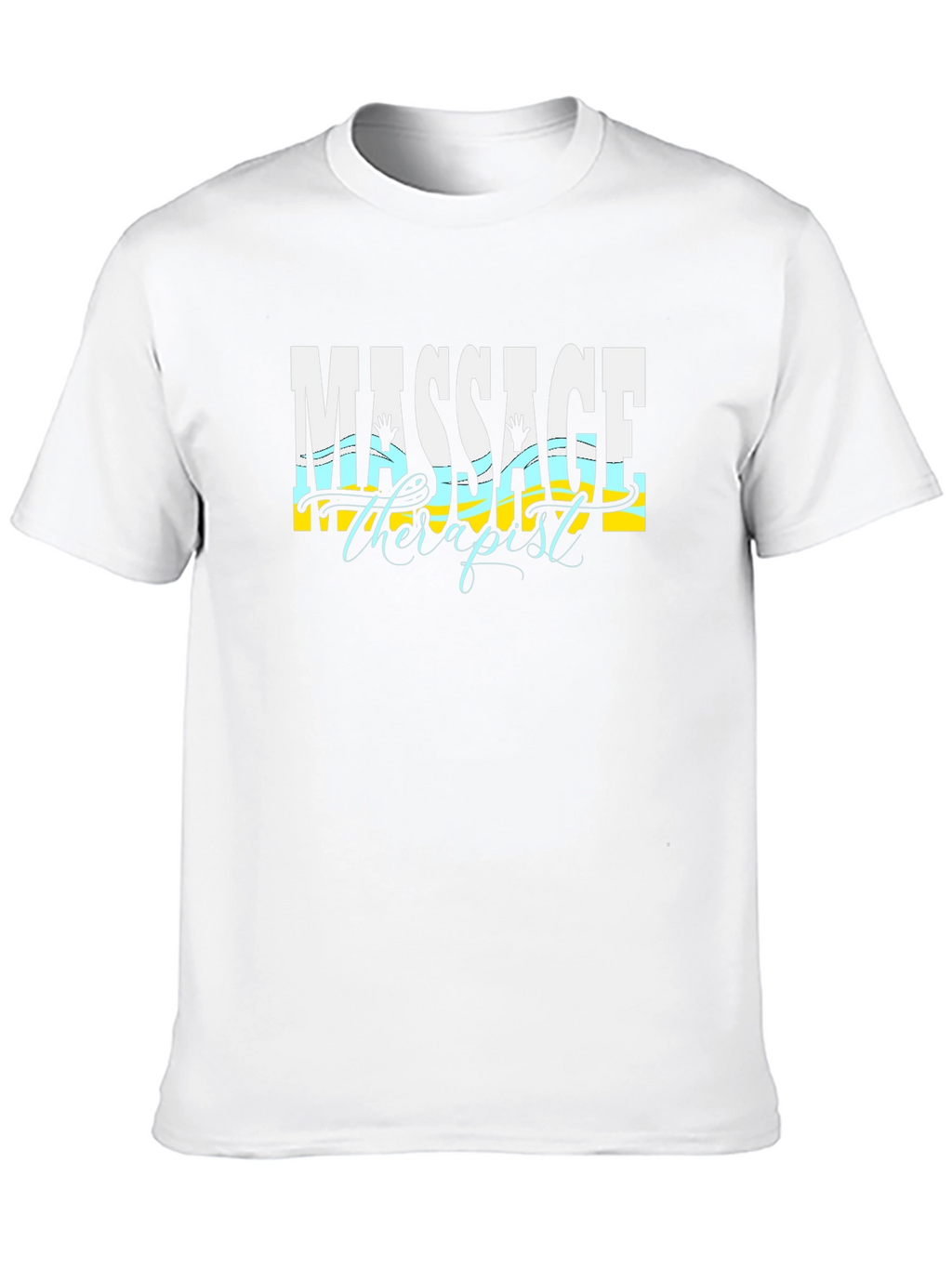 Massage Therapist Graphic Tee - Black