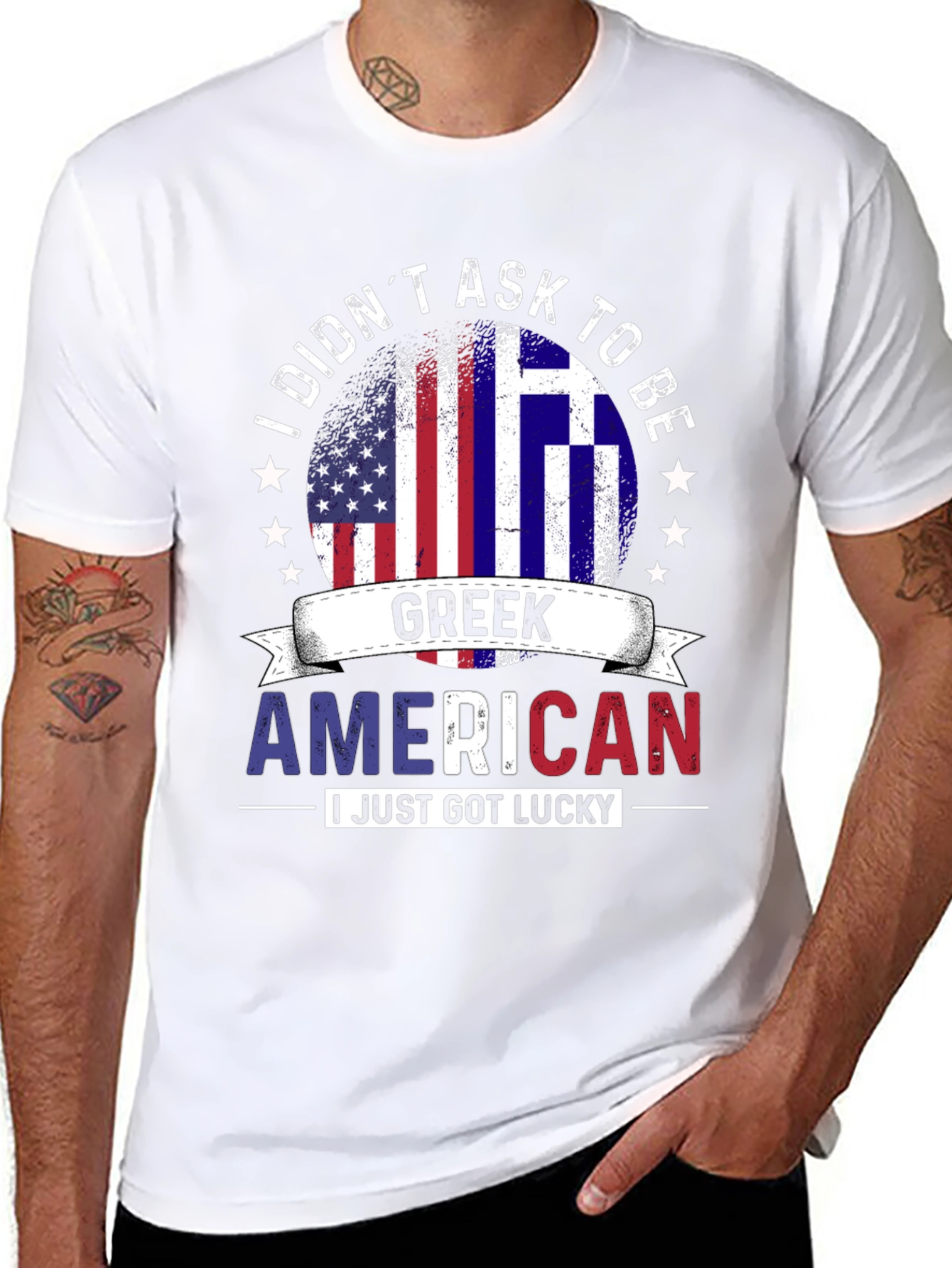 Greek American Pride T-Shirt