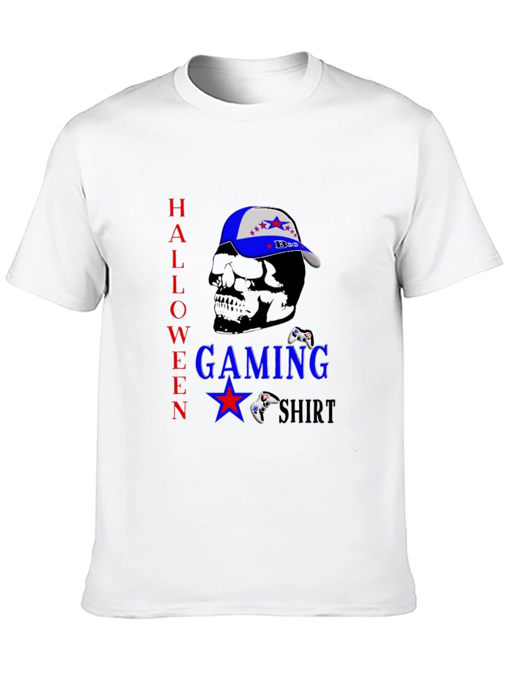 Halloween Gaming Shirt - Skull & Controller