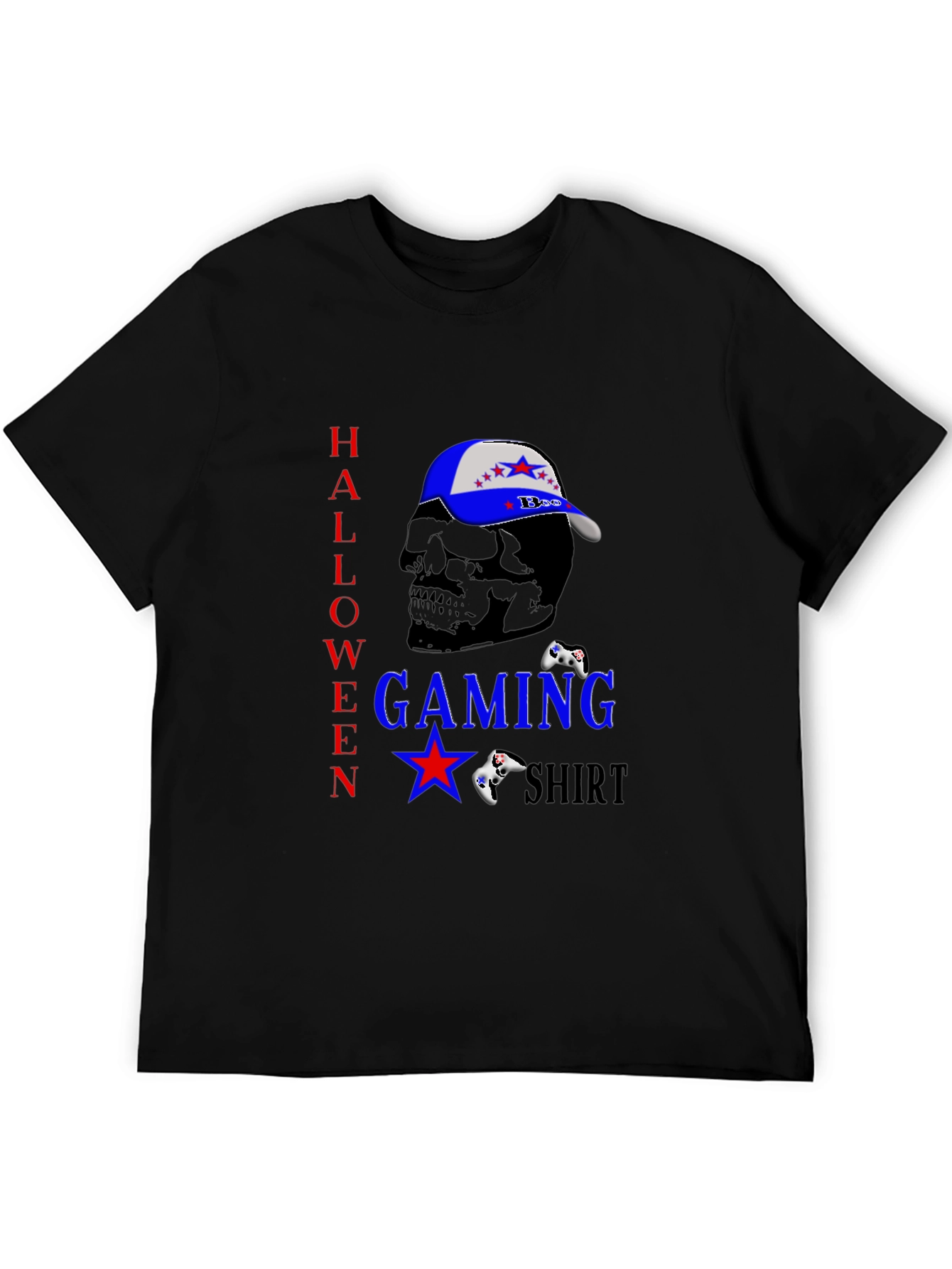 Halloween Gaming Shirt - Skull & Controller