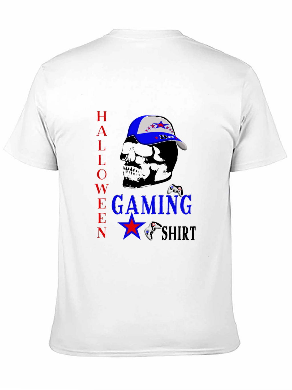 Halloween Gaming Shirt - Skull & Controller