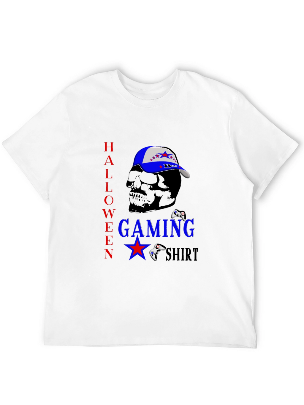 Halloween Gaming Shirt - Skull & Controller