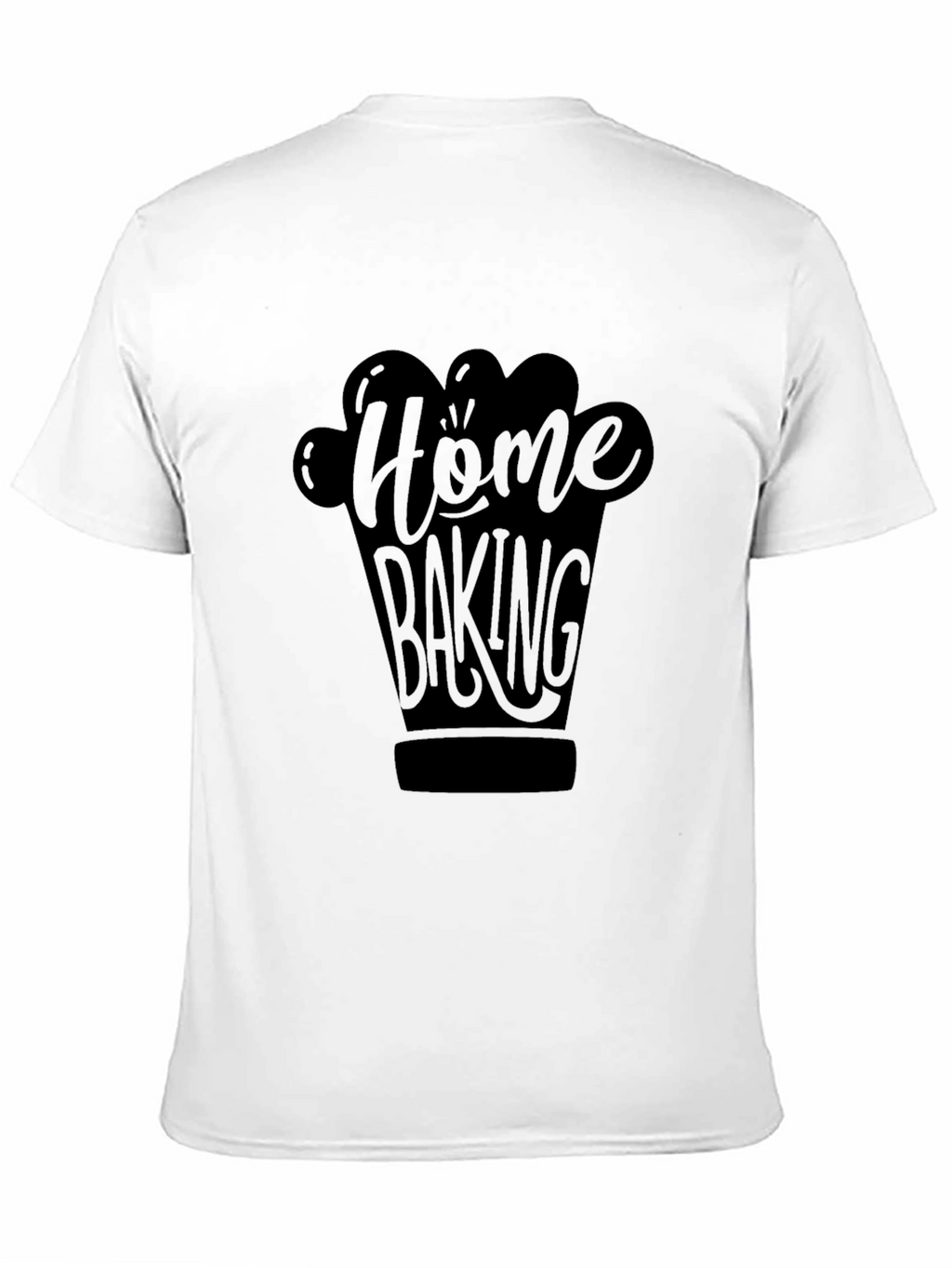 Home Baking Graphic Black T-Shirt