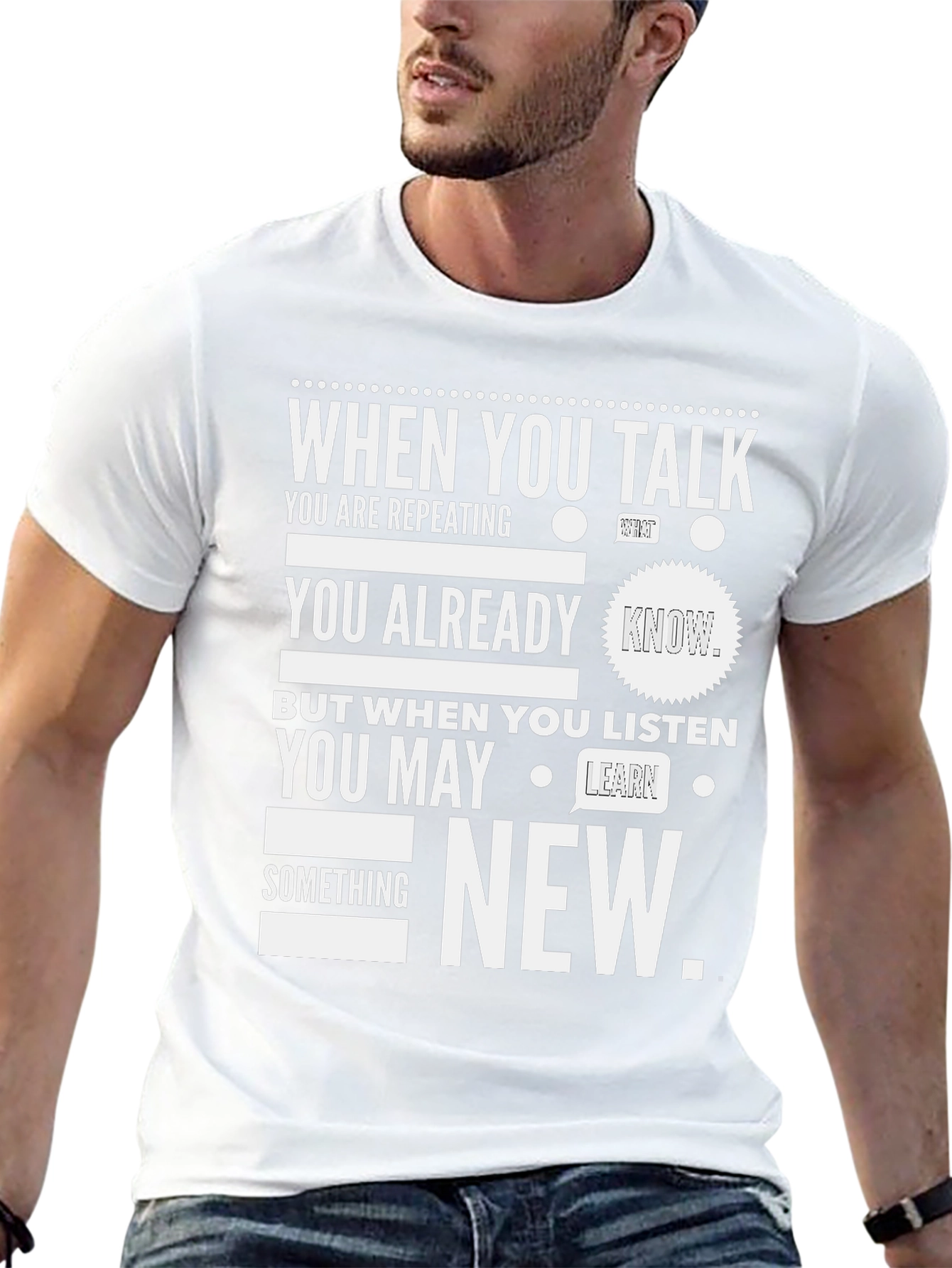 When You Talk Listen New T-Shirt