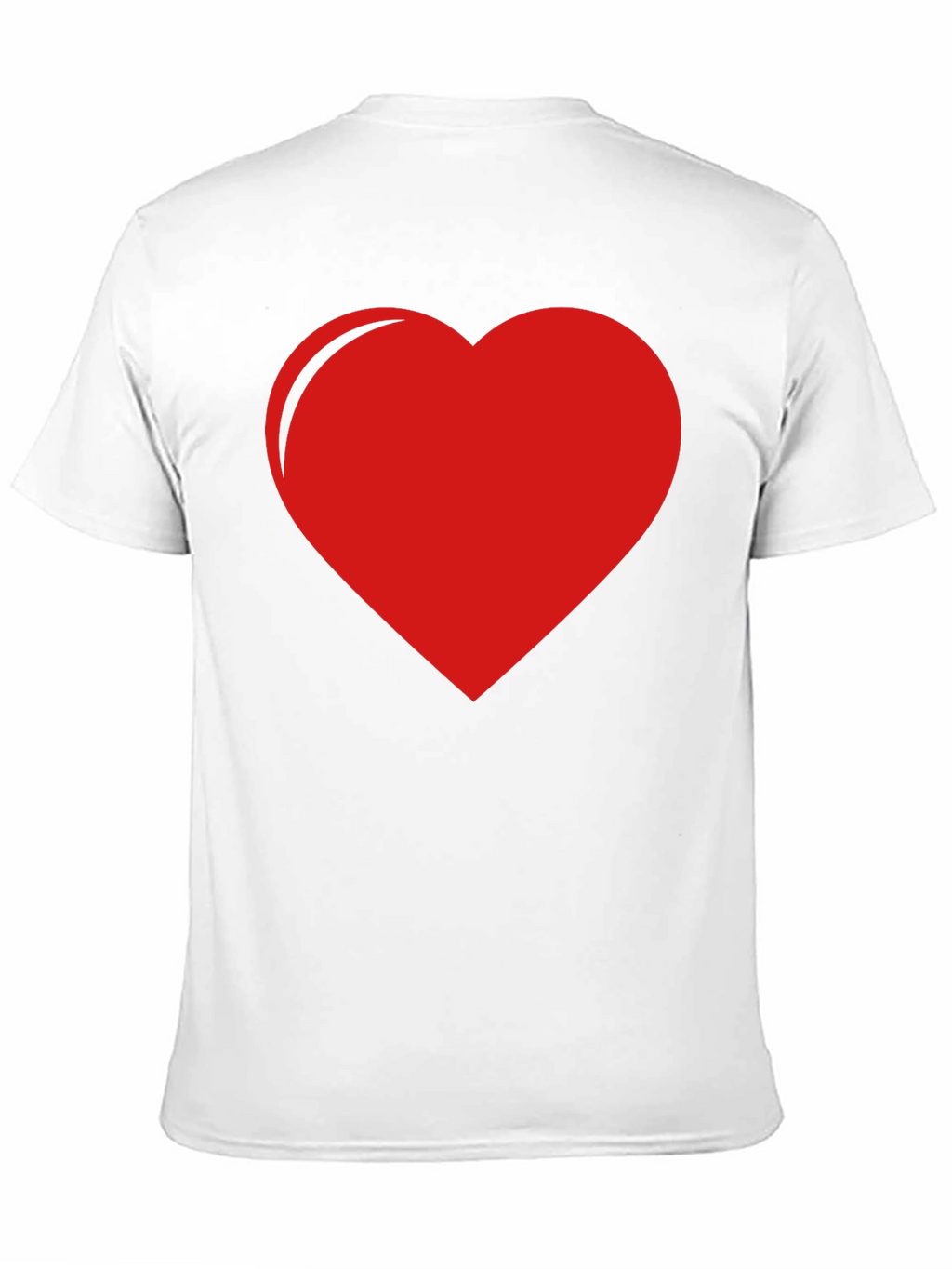 Red Heart Graphic Black Tee - Express Your Love!