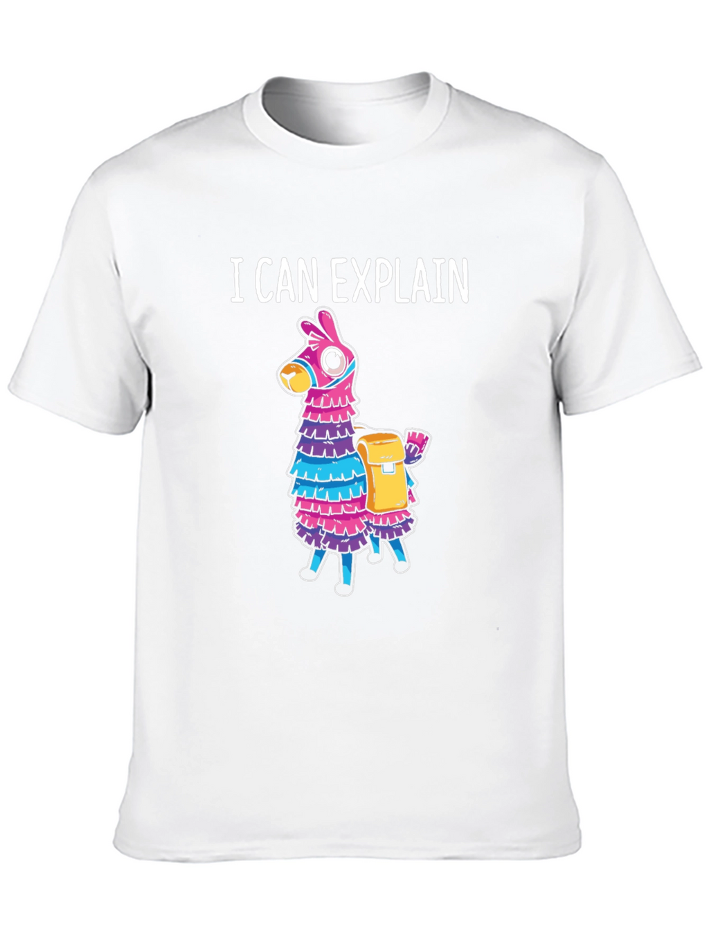I Can Explain Llama Piñata T-Shirt