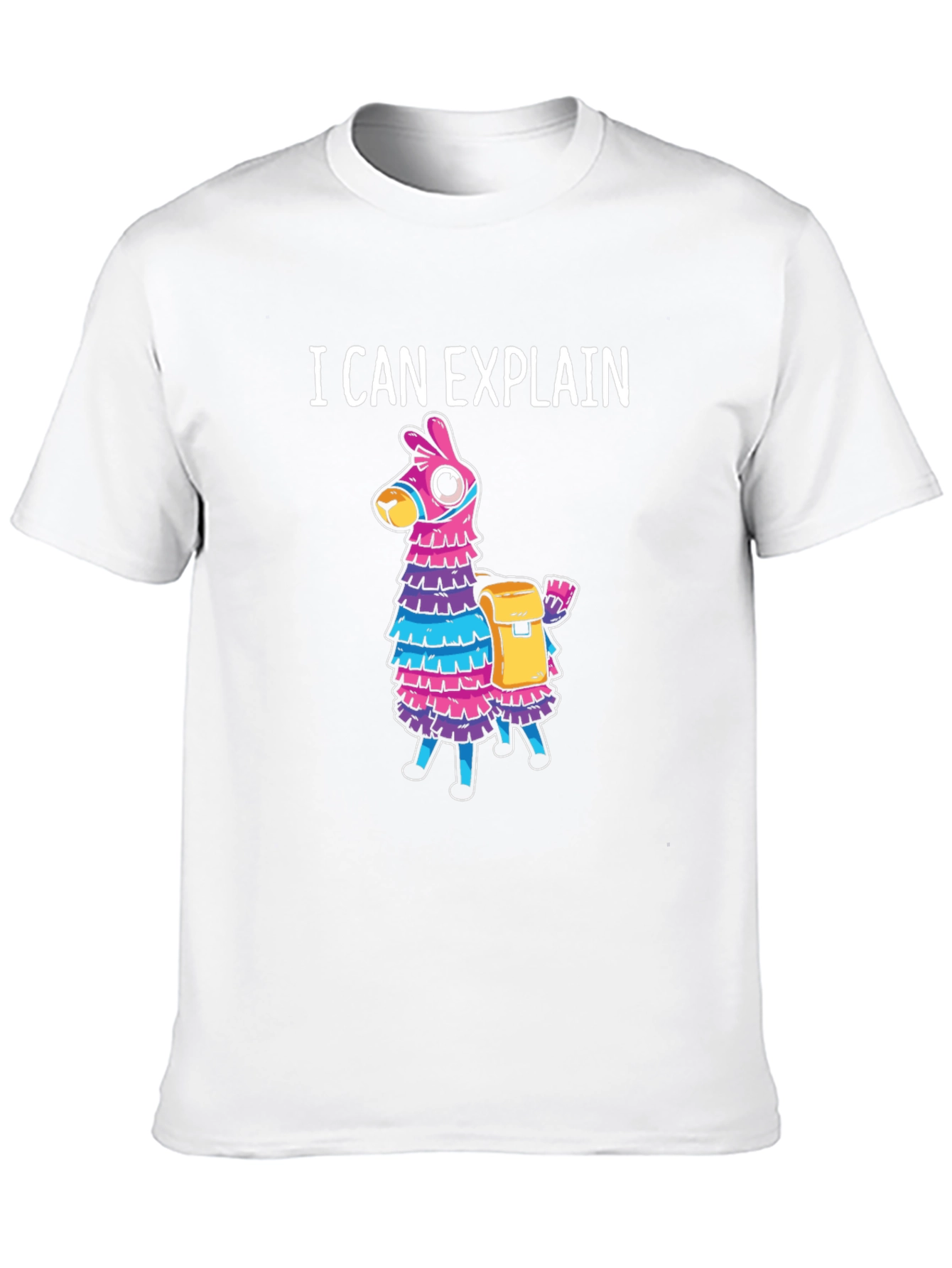 I Can Explain Llama Piñata T-Shirt