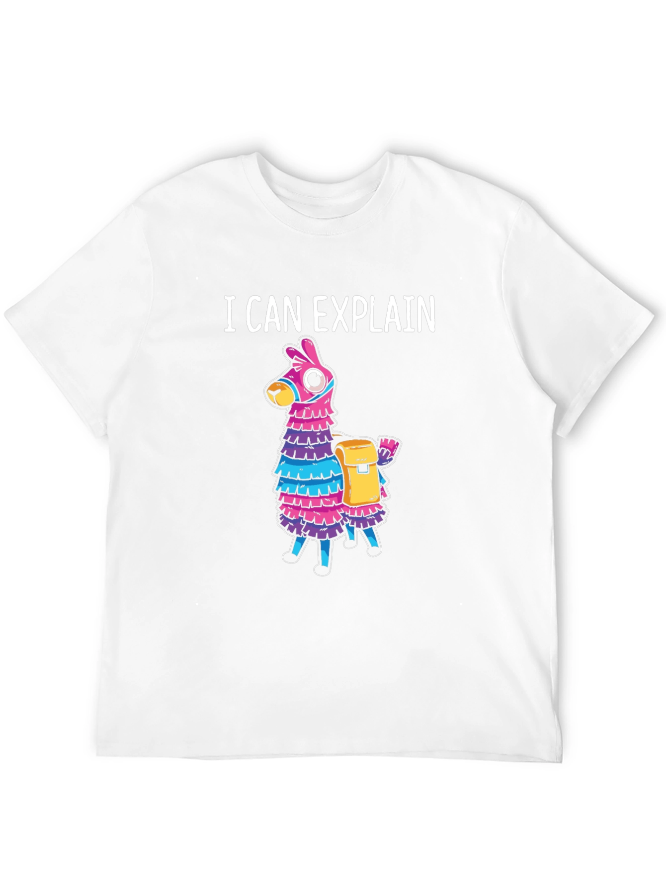 I Can Explain Llama Piñata T-Shirt