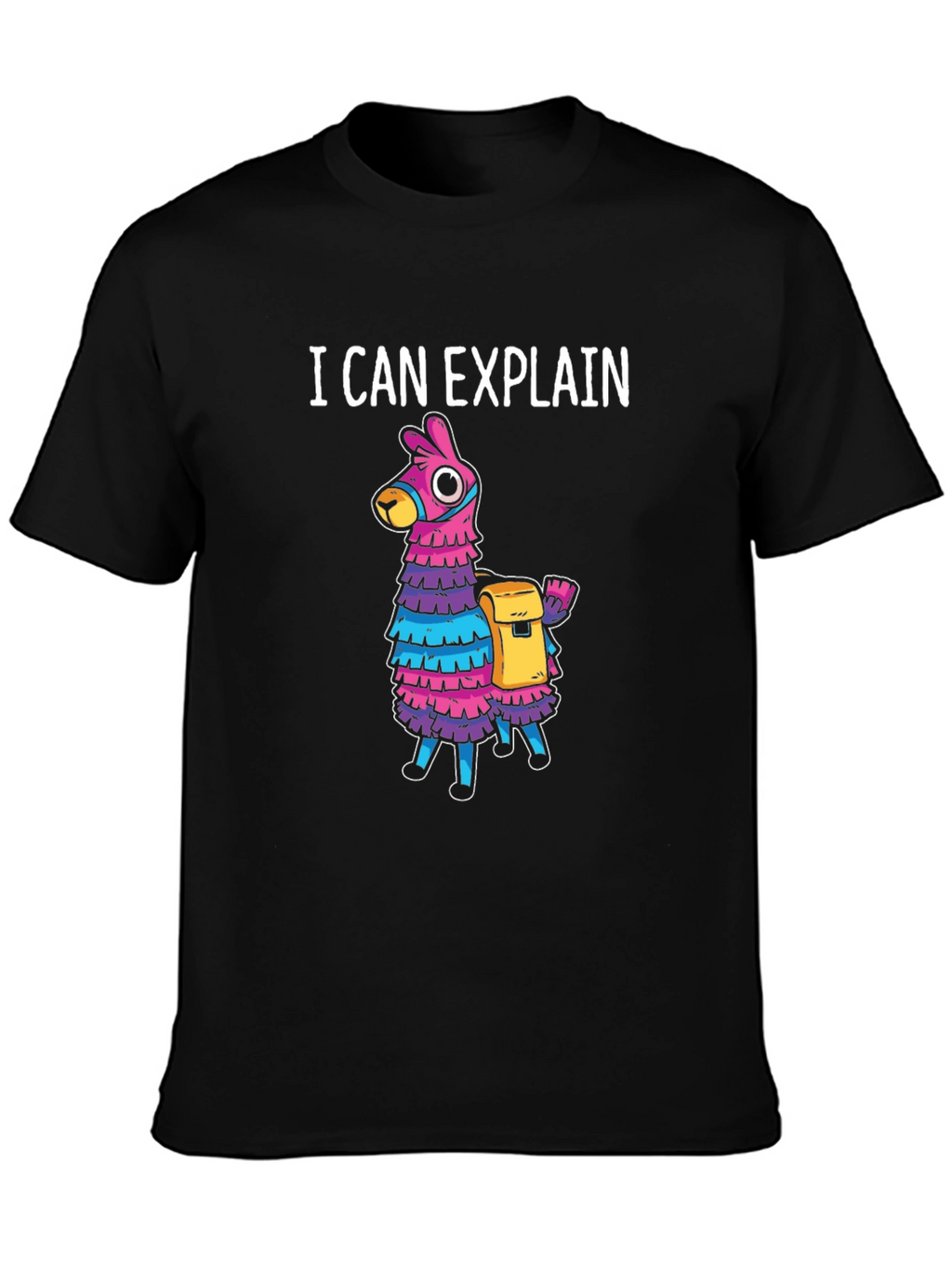 I Can Explain Llama Piñata T-Shirt