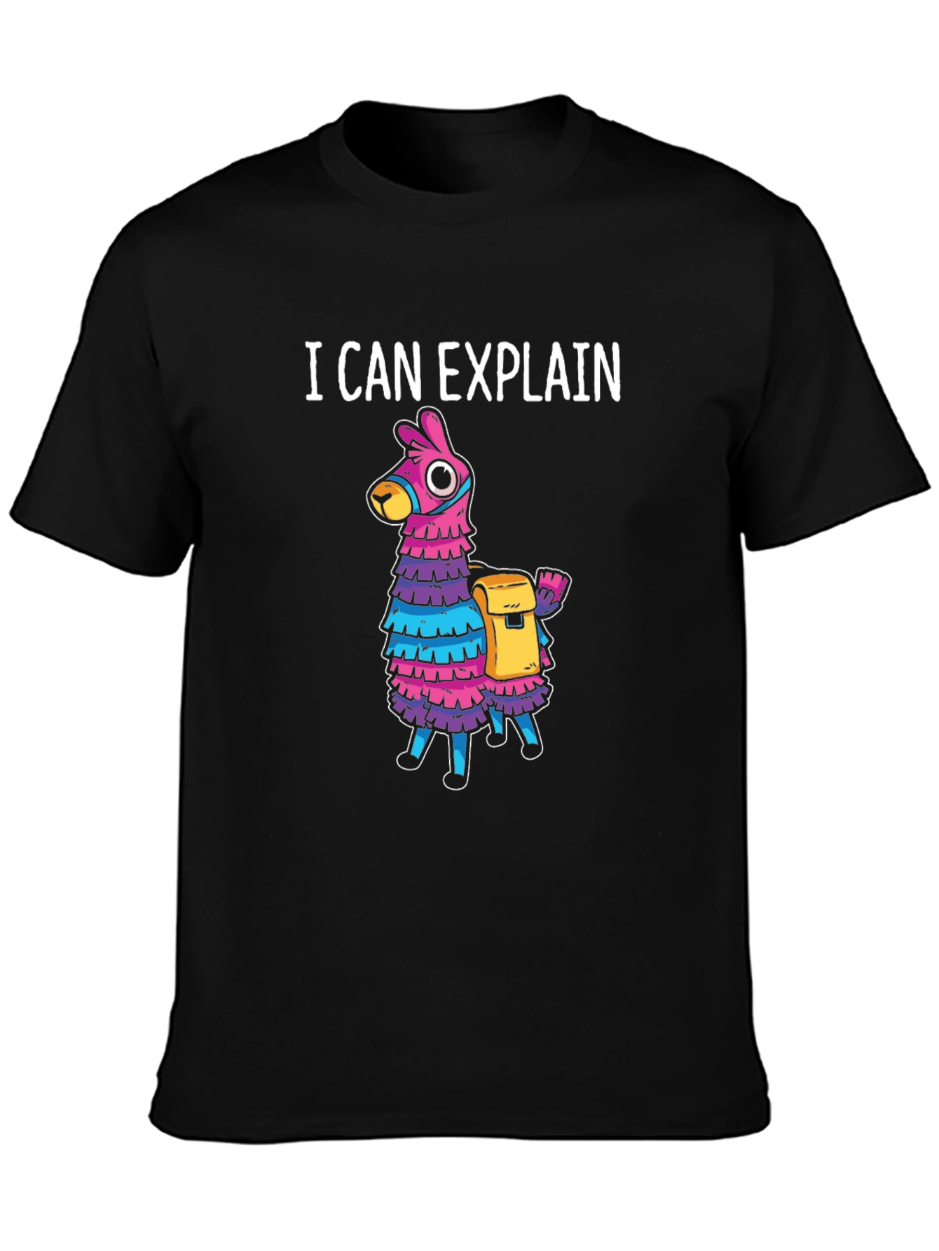 I Can Explain Llama Piñata T-Shirt