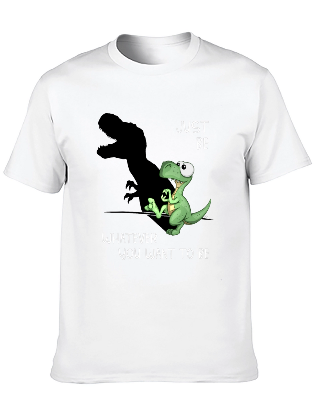 Dino Shadow Graphic Tee - Be Yourself T-Shirt