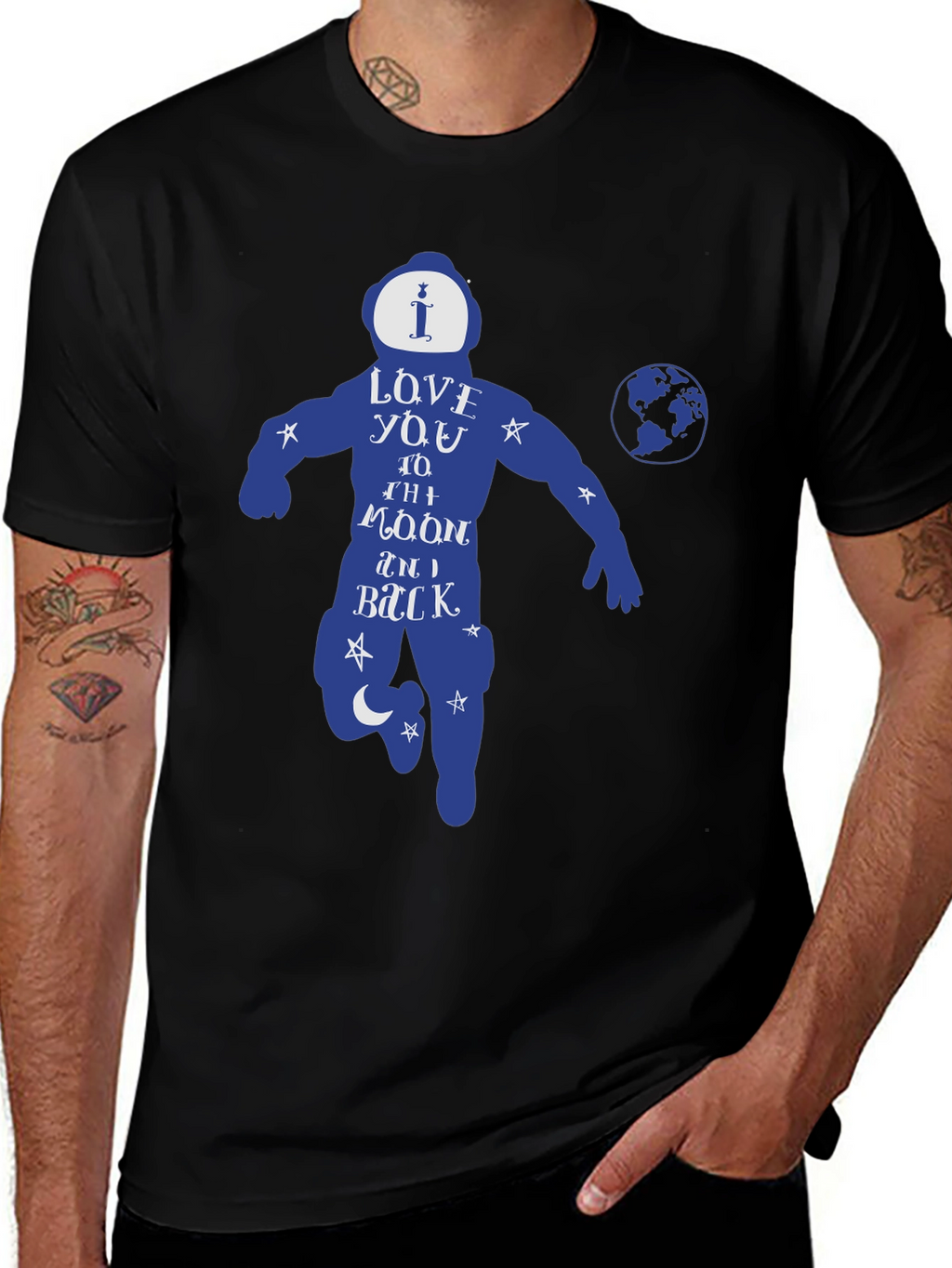 Love You To The Moon And Back Graphic T-Shirt