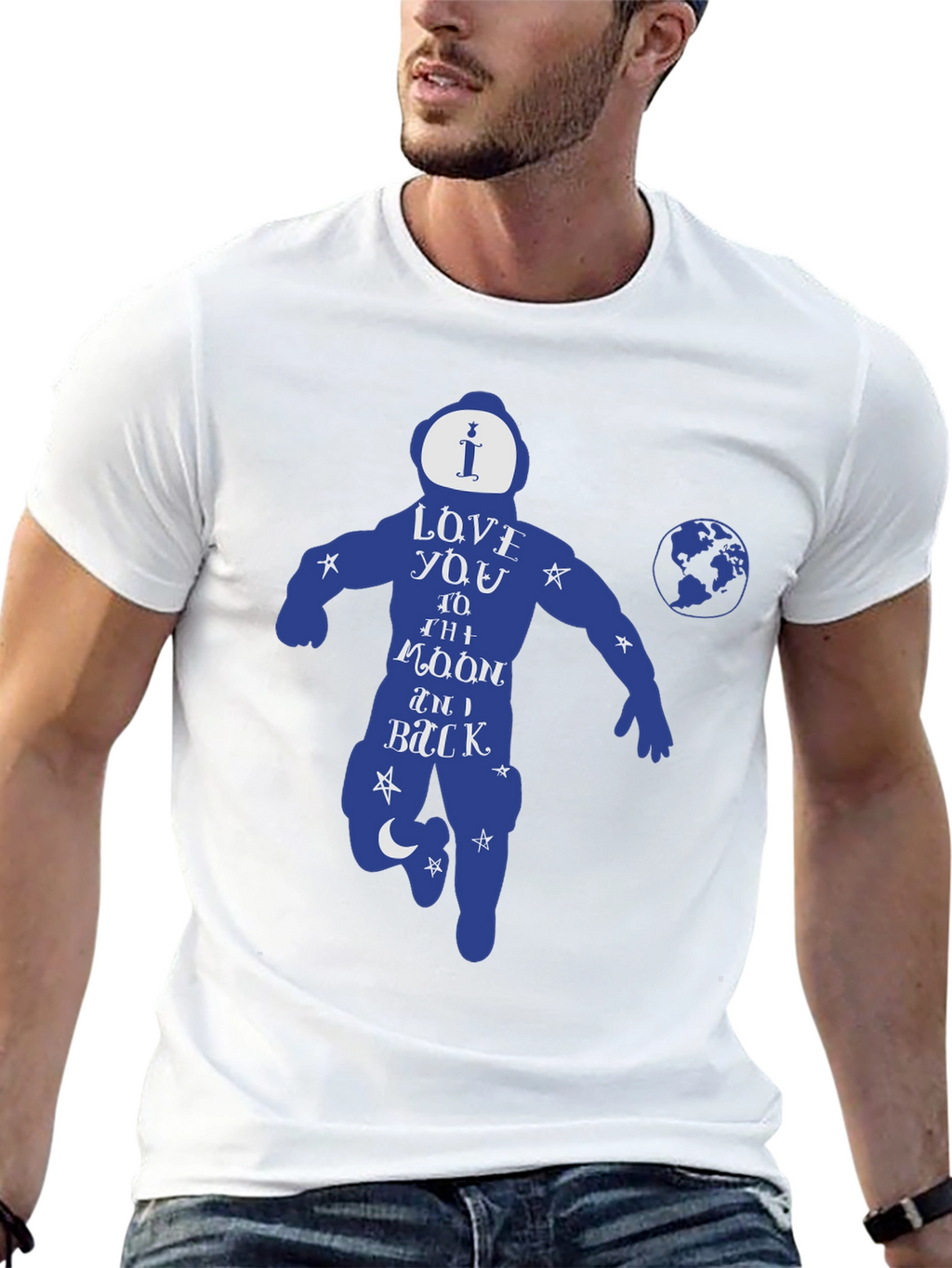 Love You To The Moon And Back Graphic T-Shirt