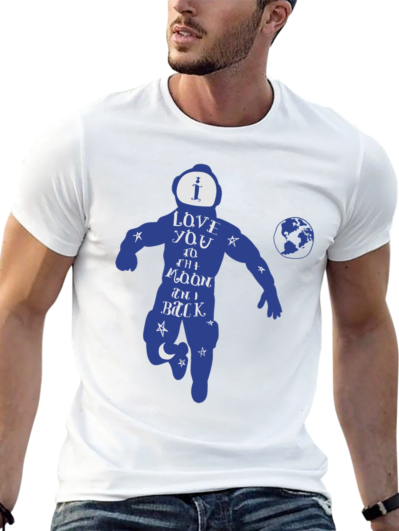 Love You To The Moon And Back Graphic T-Shirt