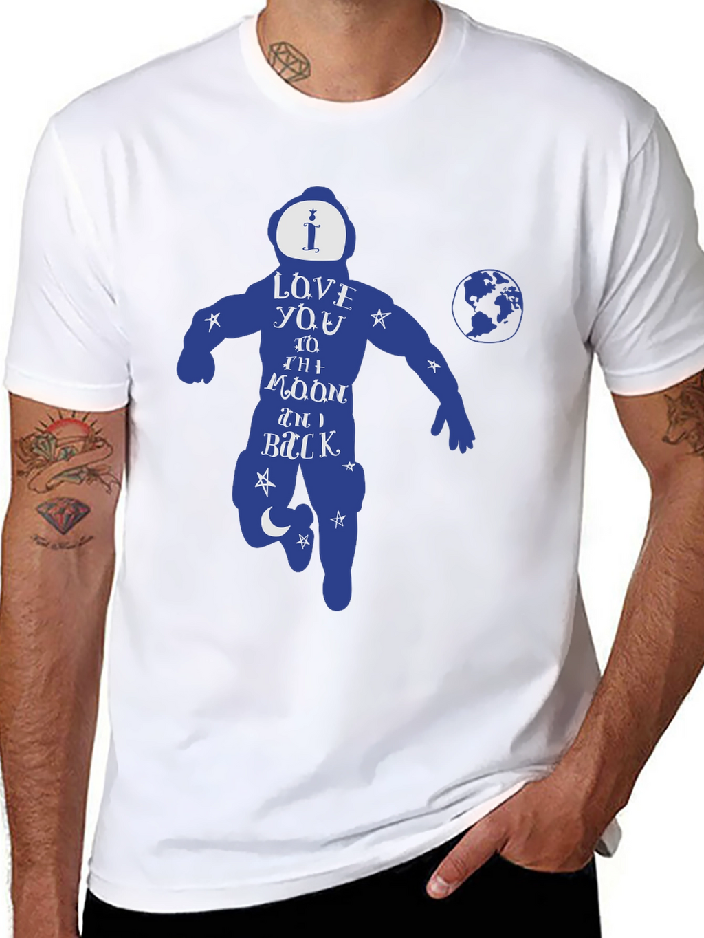 Love You To The Moon And Back Graphic T-Shirt