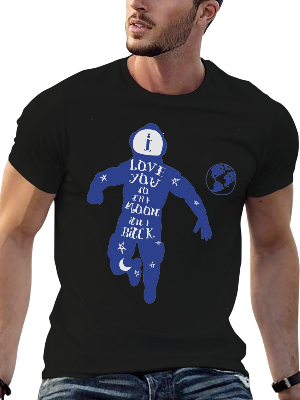 Love You To The Moon And Back Graphic T-Shirt