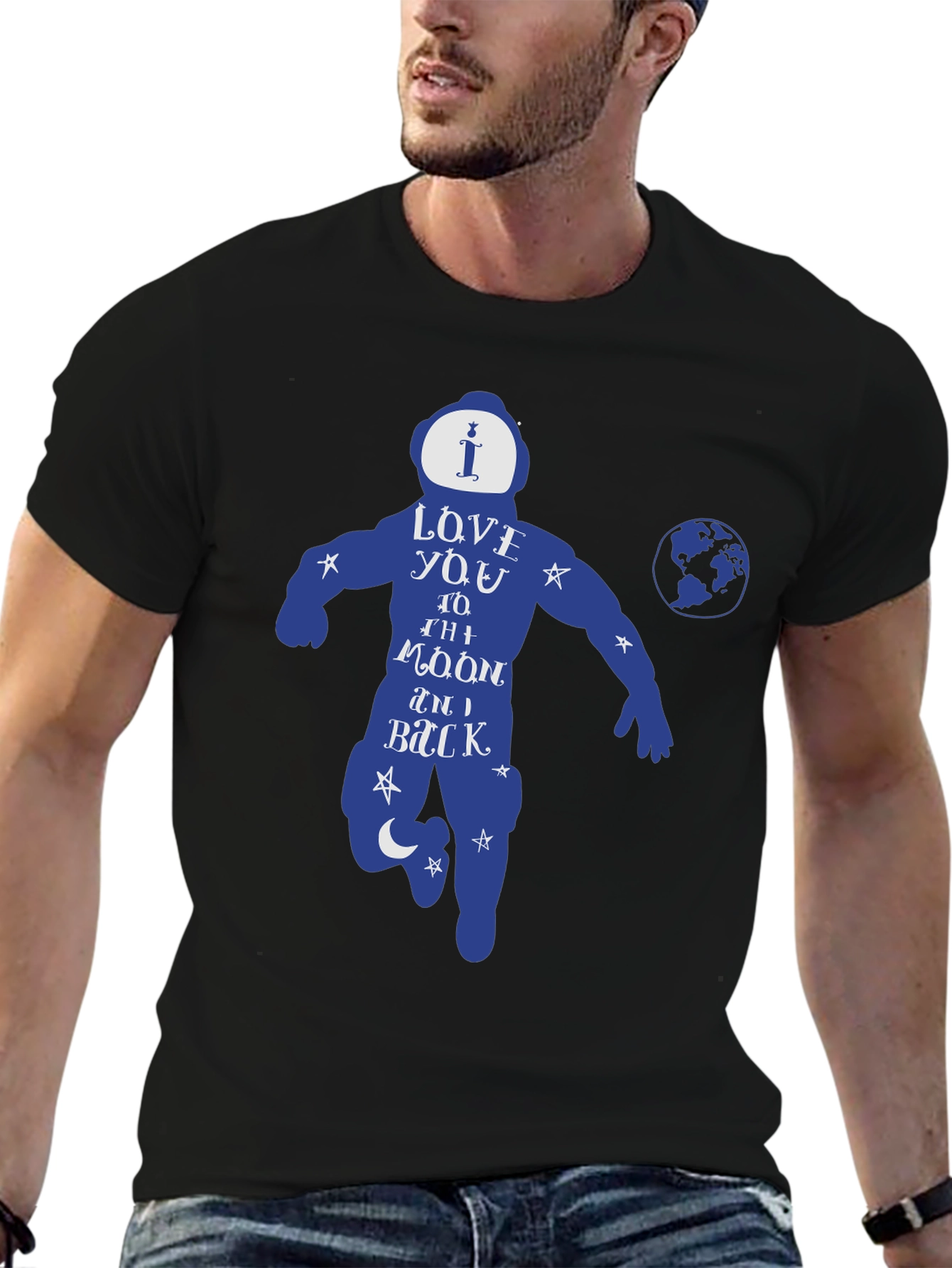 Love You To The Moon And Back Graphic T-Shirt