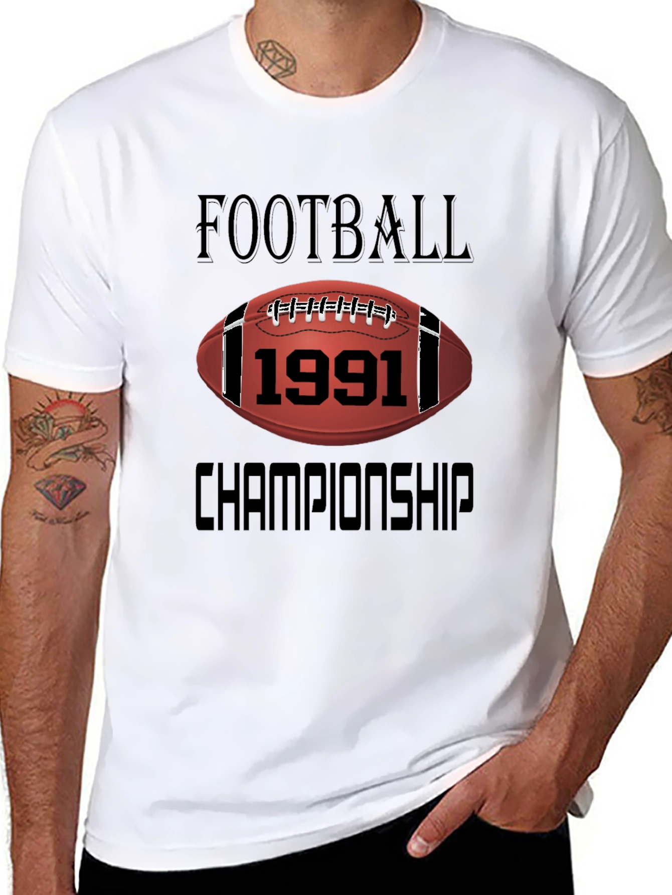 1991 Football Championship Graphic Tee