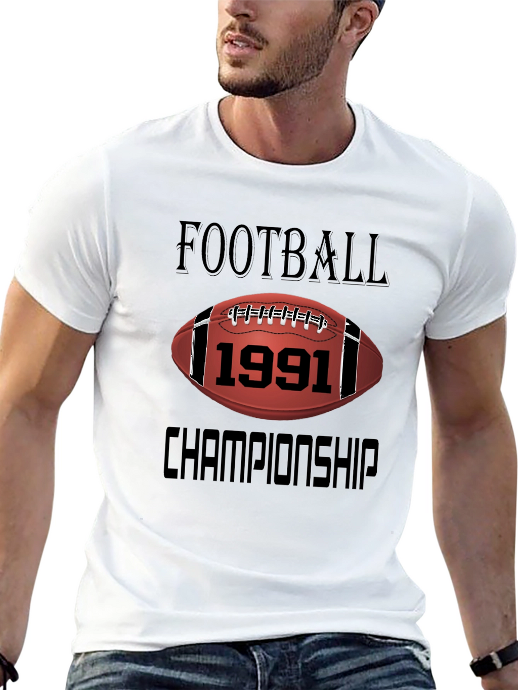 1991 Football Championship Graphic Tee