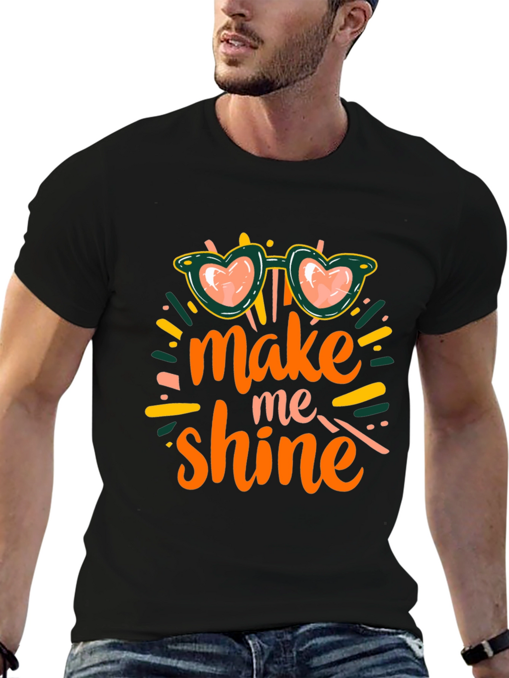 Make Me Shine Graphic Tee - Fun Summer Style
