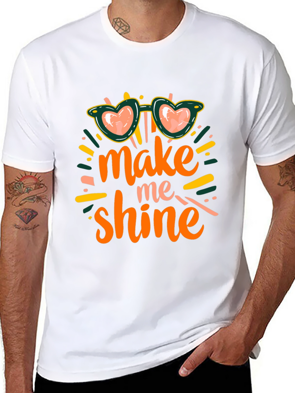 Make Me Shine Graphic Tee - Fun Summer Style