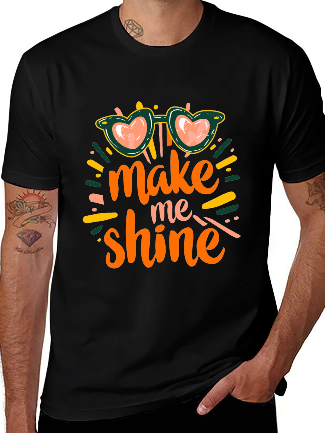 Make Me Shine Graphic Tee - Fun Summer Style