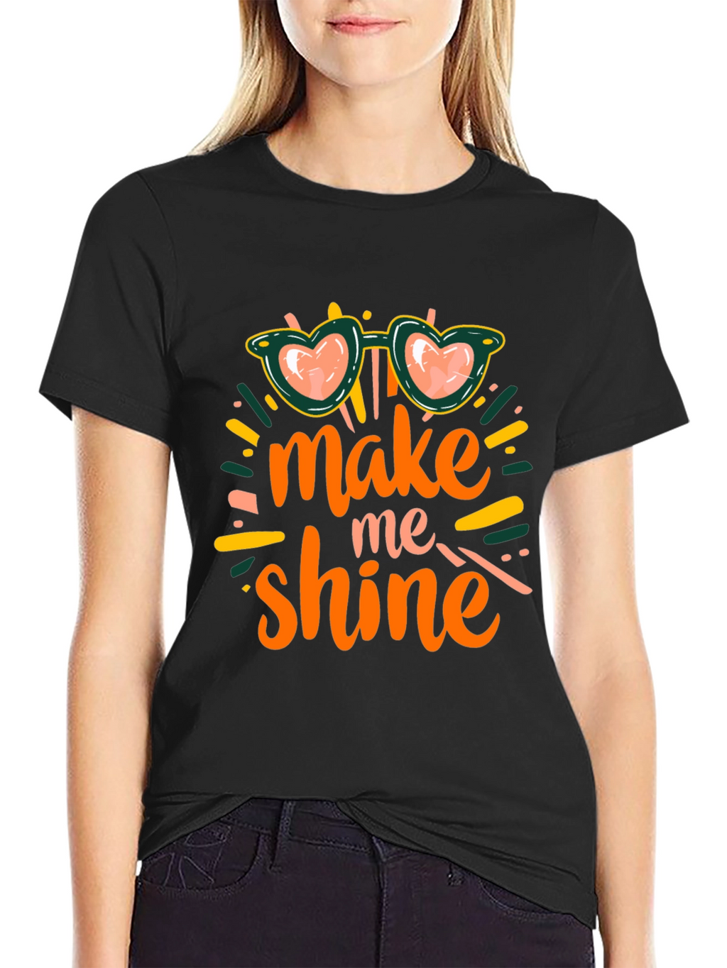 Make Me Shine Graphic Tee - Fun Summer Style