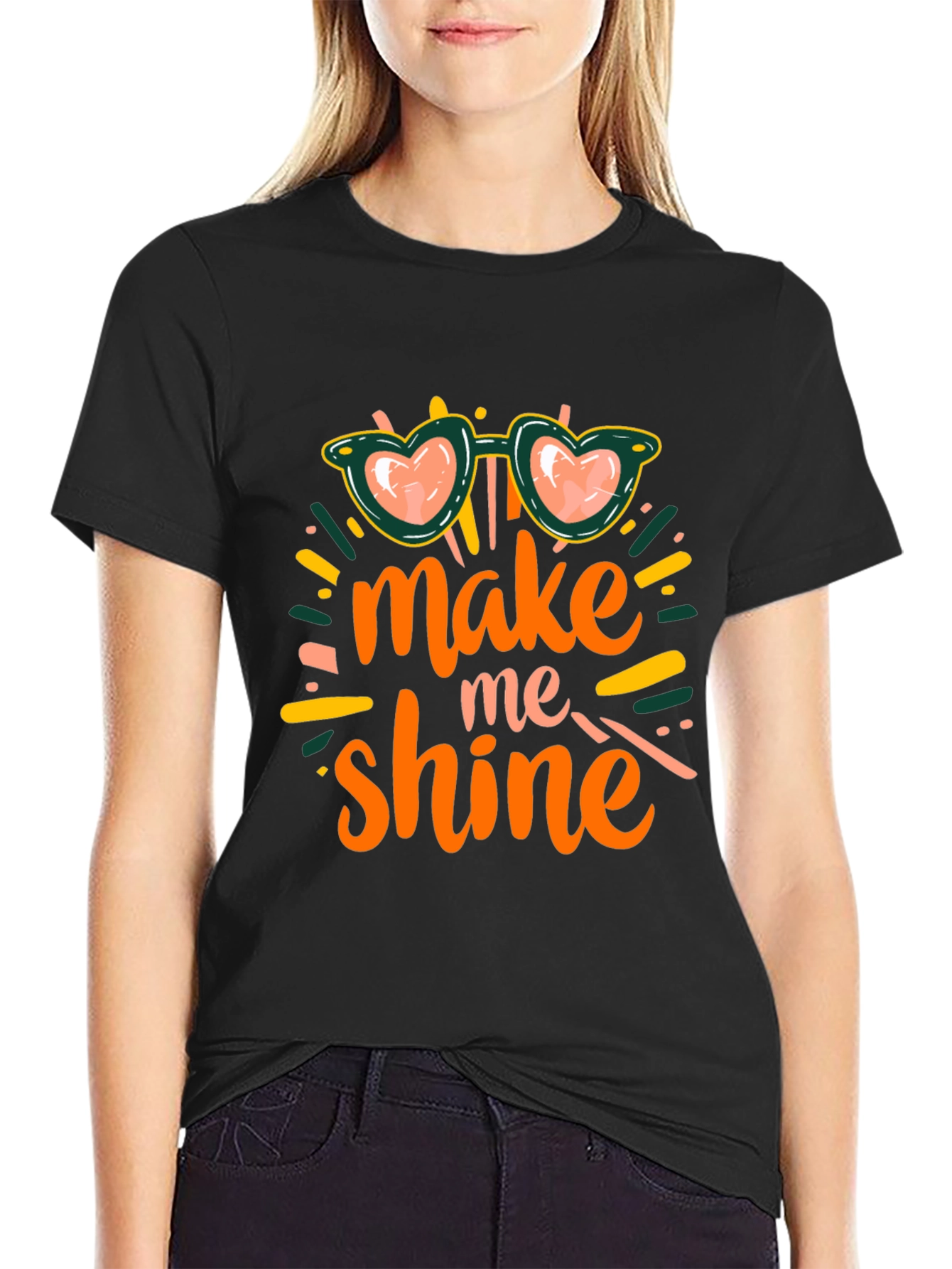 Make Me Shine Graphic Tee - Fun Summer Style
