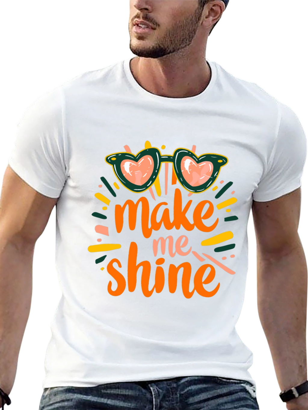 Make Me Shine Graphic Tee - Fun Summer Style
