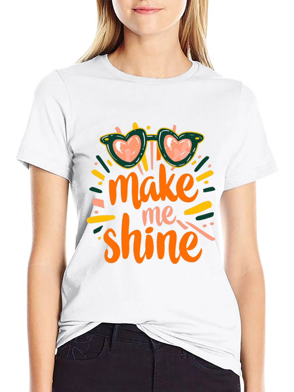 Make Me Shine Graphic Tee - Fun Summer Style
