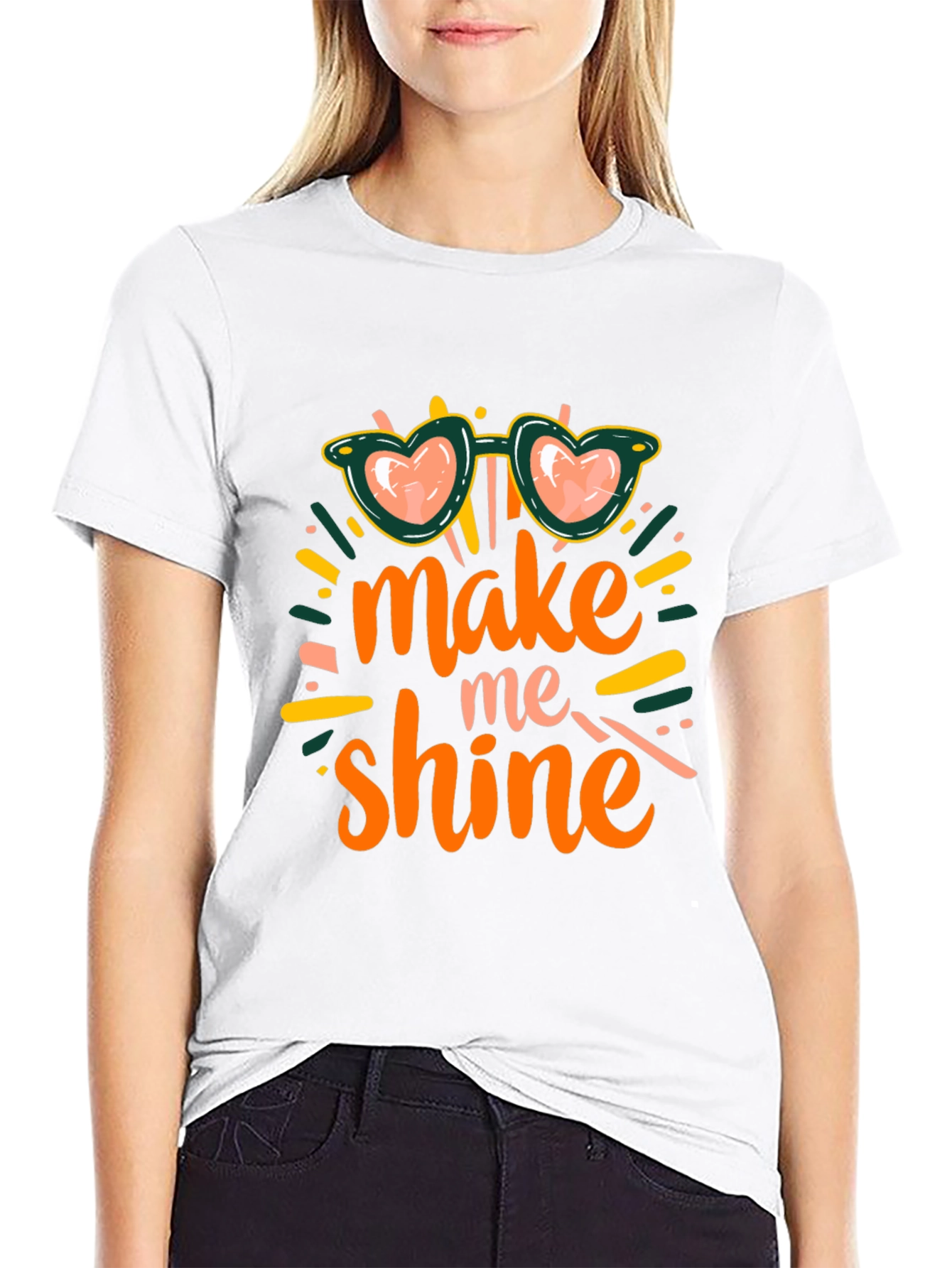 Make Me Shine Graphic Tee - Fun Summer Style