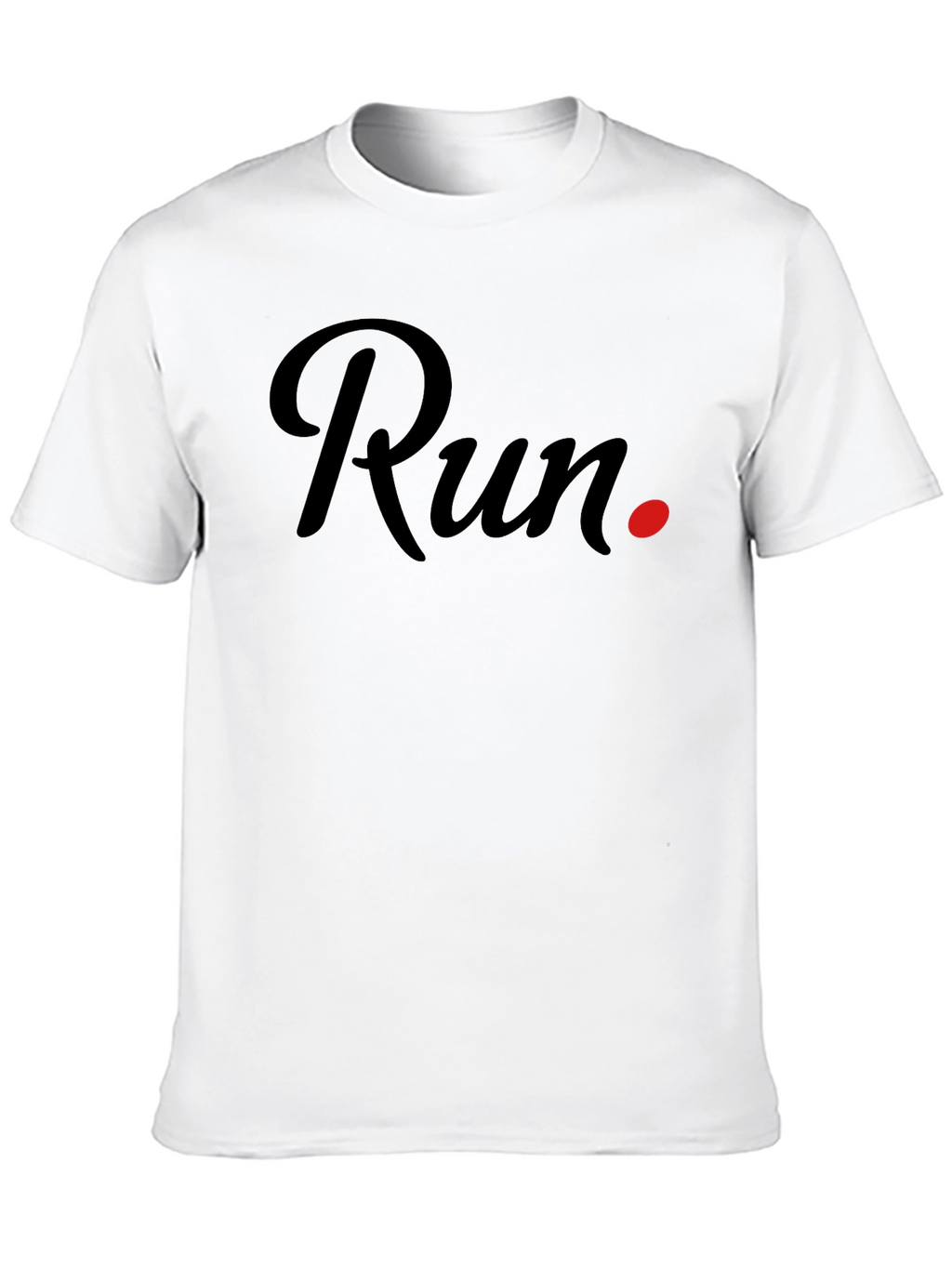 Run Graphic T-Shirt - Sporty Casual Tee