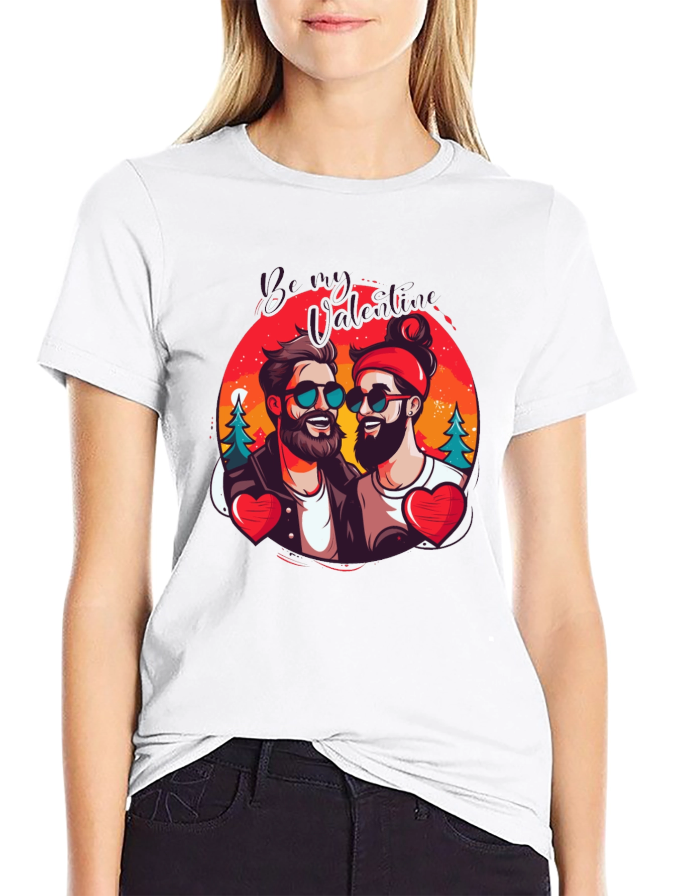 Be My Valentine T-Shirt - Graphic Print