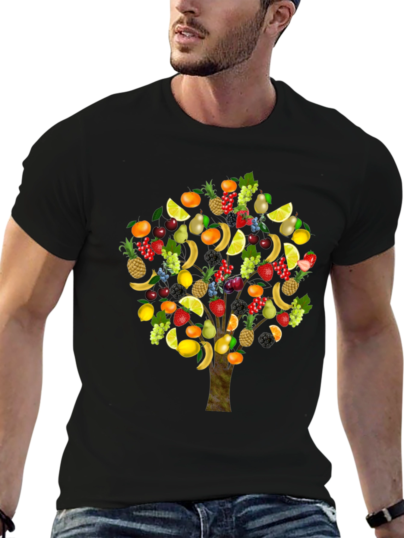 Fruit Tree Graphic T-Shirt