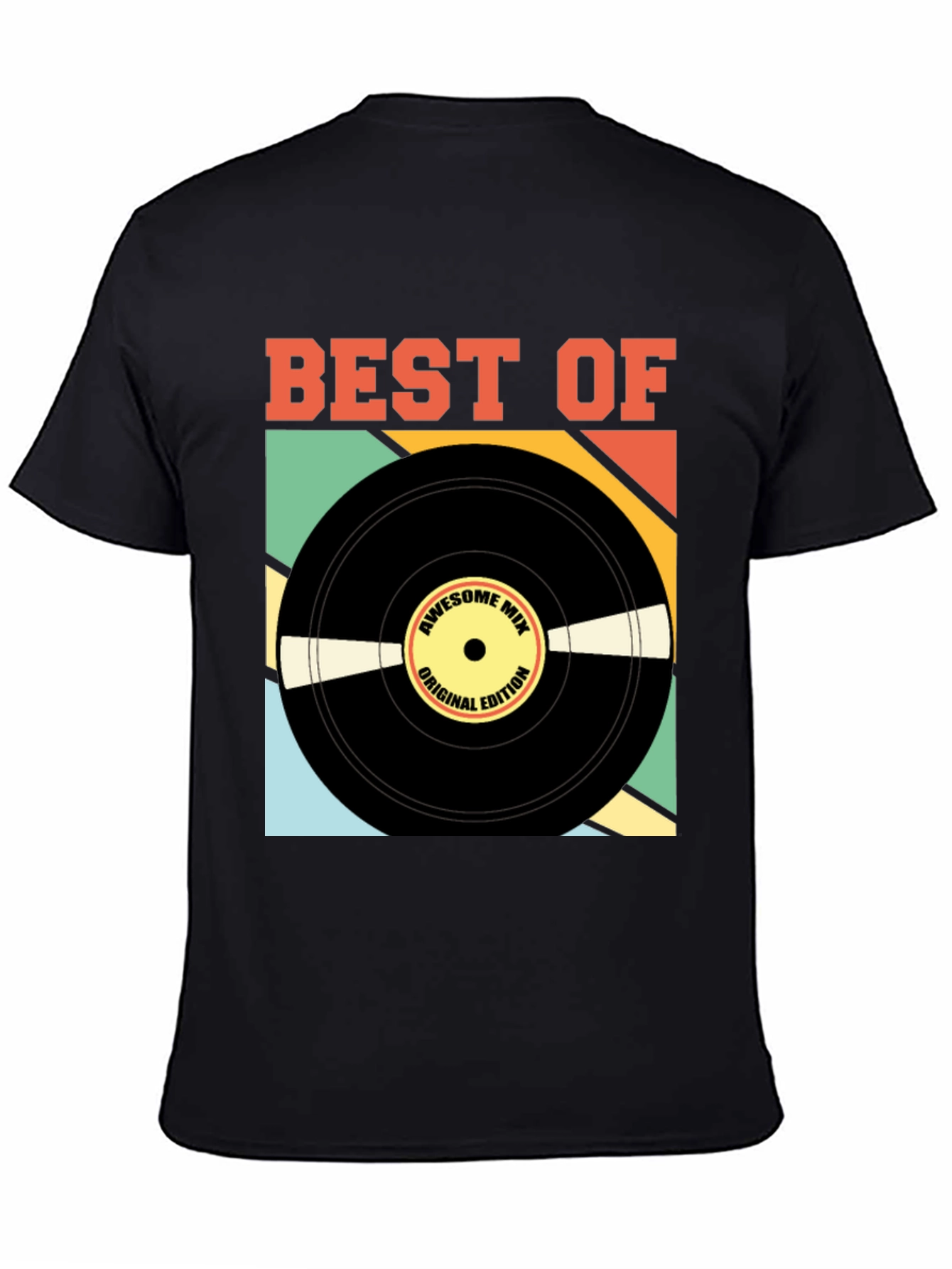 Best of Awesome Mix Retro Vinyl Record T-Shirt