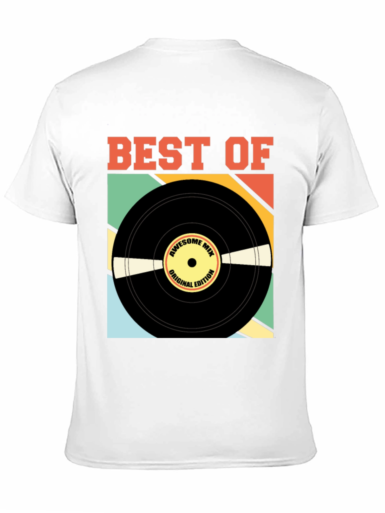 Best of Awesome Mix Retro Vinyl Record T-Shirt