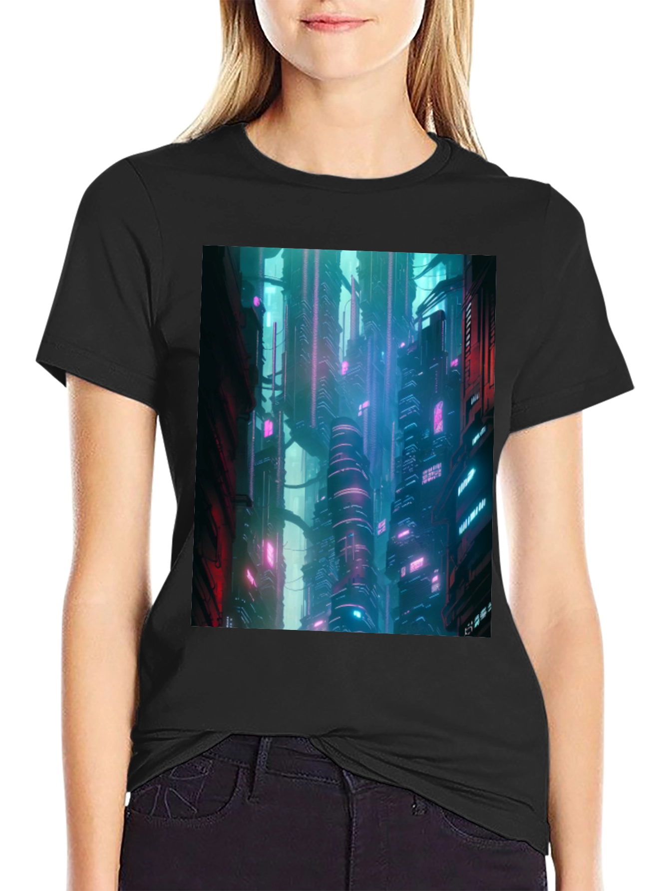 Cyberpunk City T-Shirt