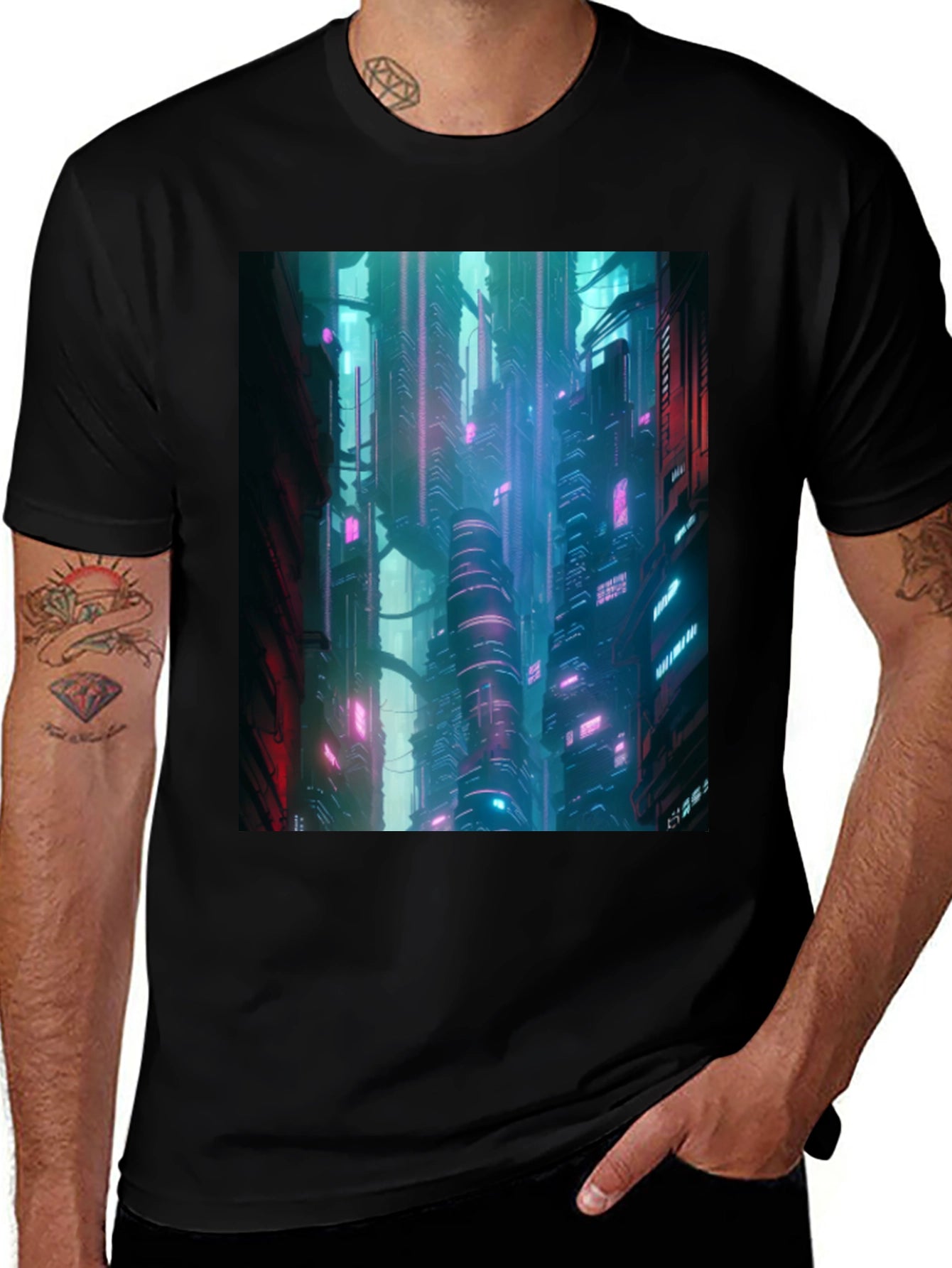 Cyberpunk City T-Shirt