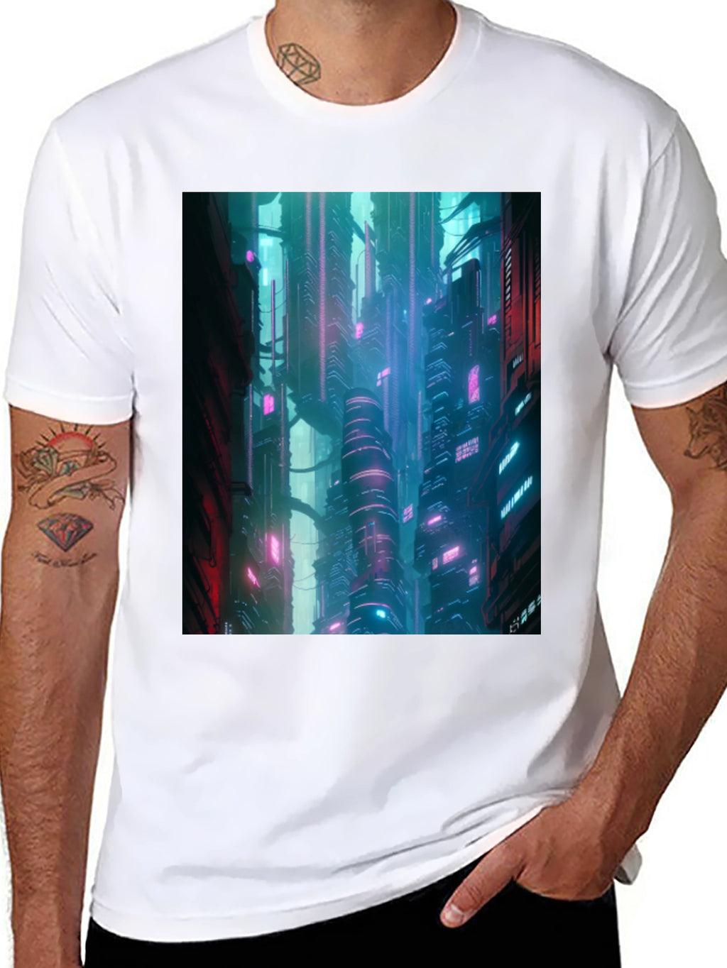 Cyberpunk City T-Shirt