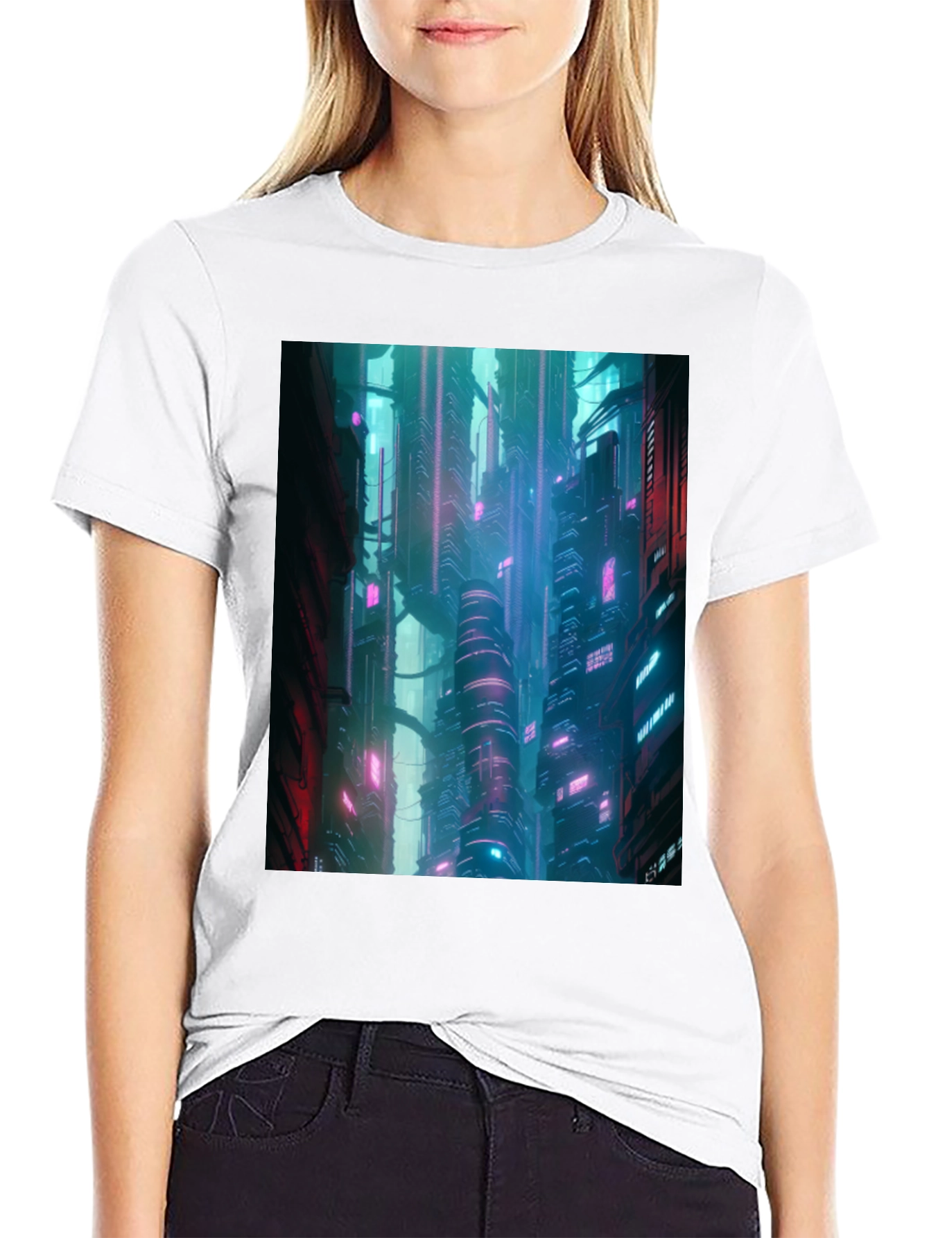 Cyberpunk City T-Shirt
