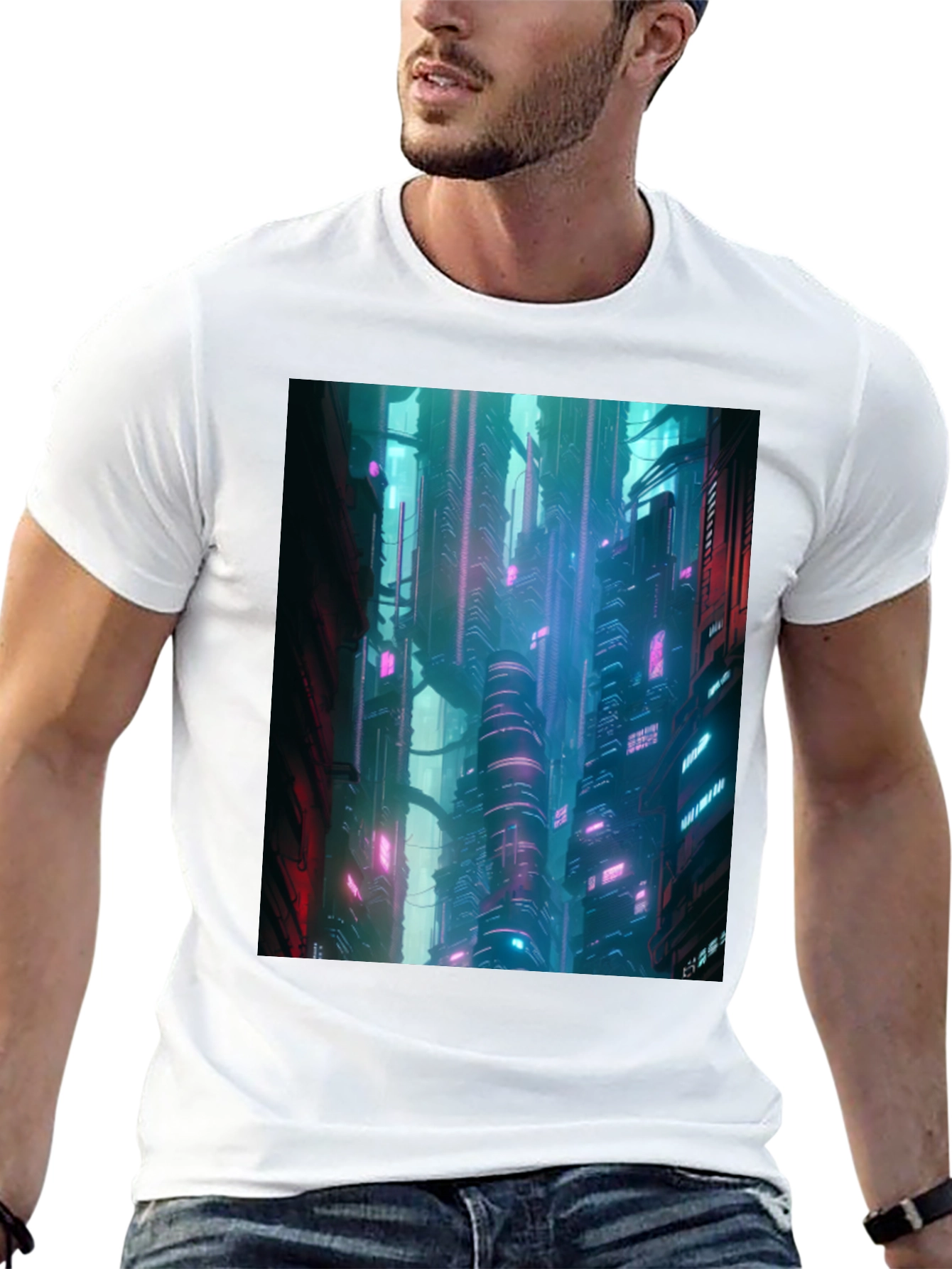 Cyberpunk City T-Shirt