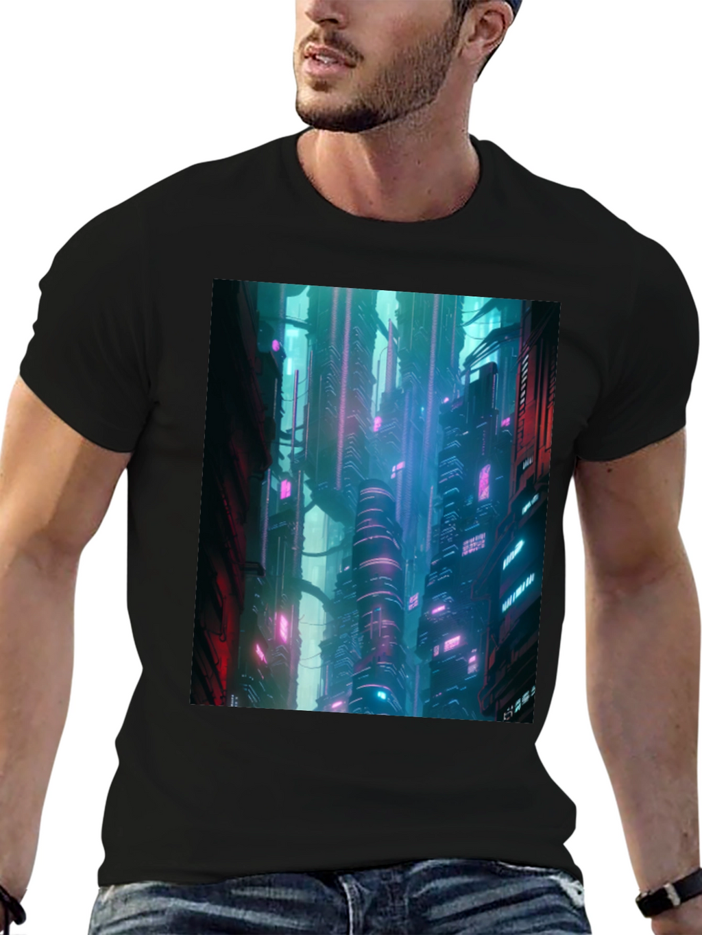 Cyberpunk City T-Shirt
