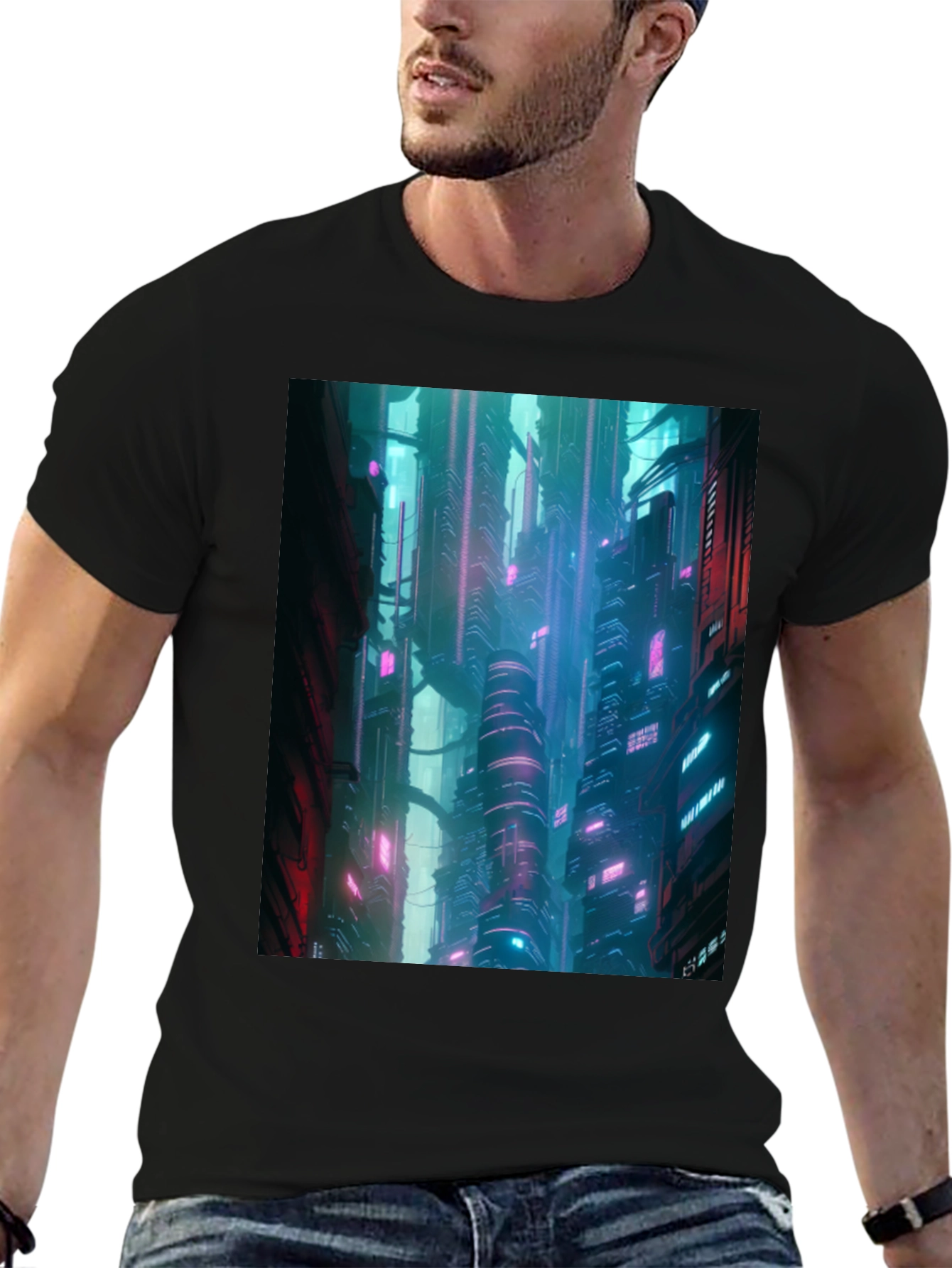 Cyberpunk City T-Shirt