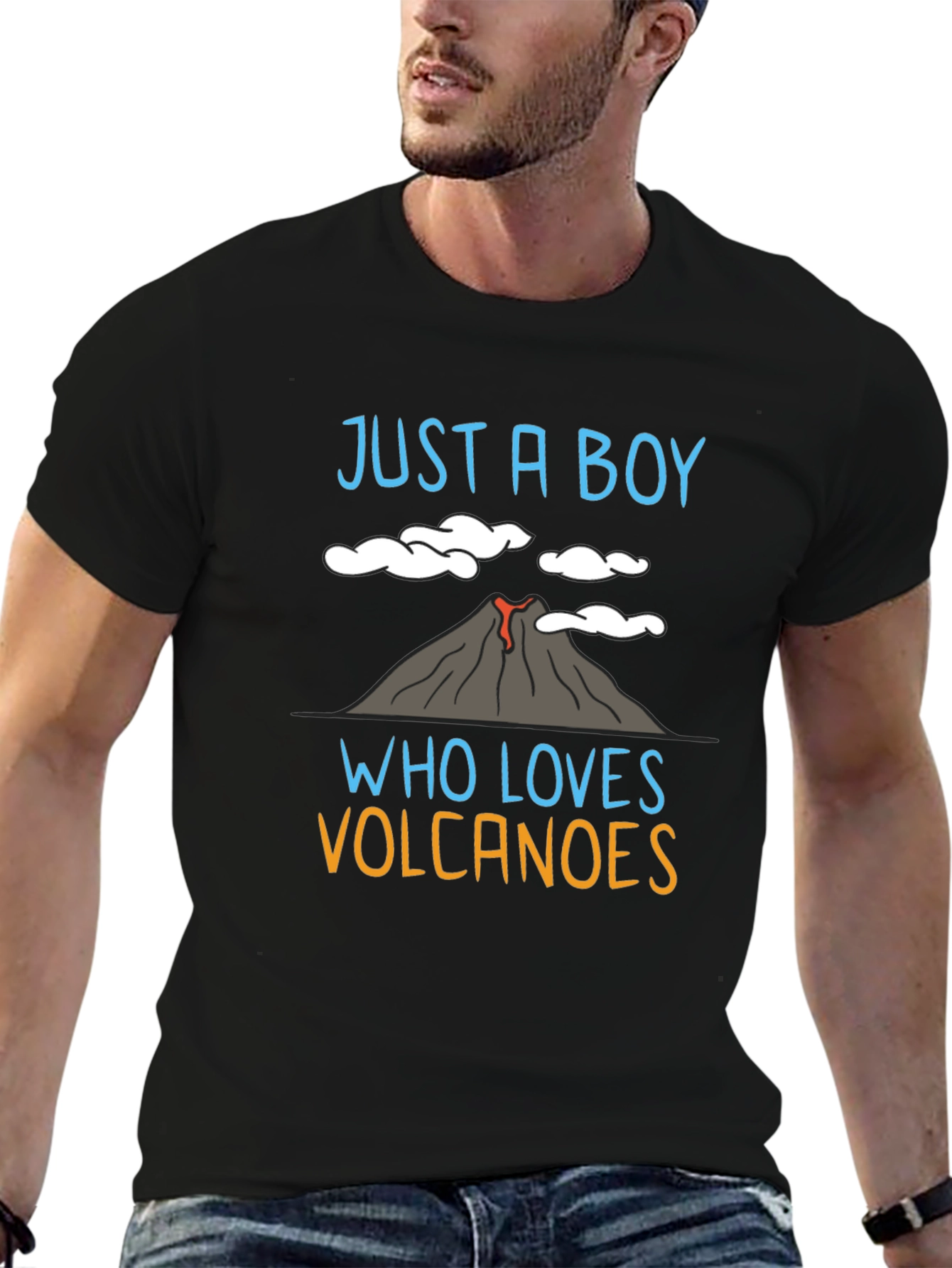 Volcano Lovers Tee - Just a Boy Who Loves Volcanoes