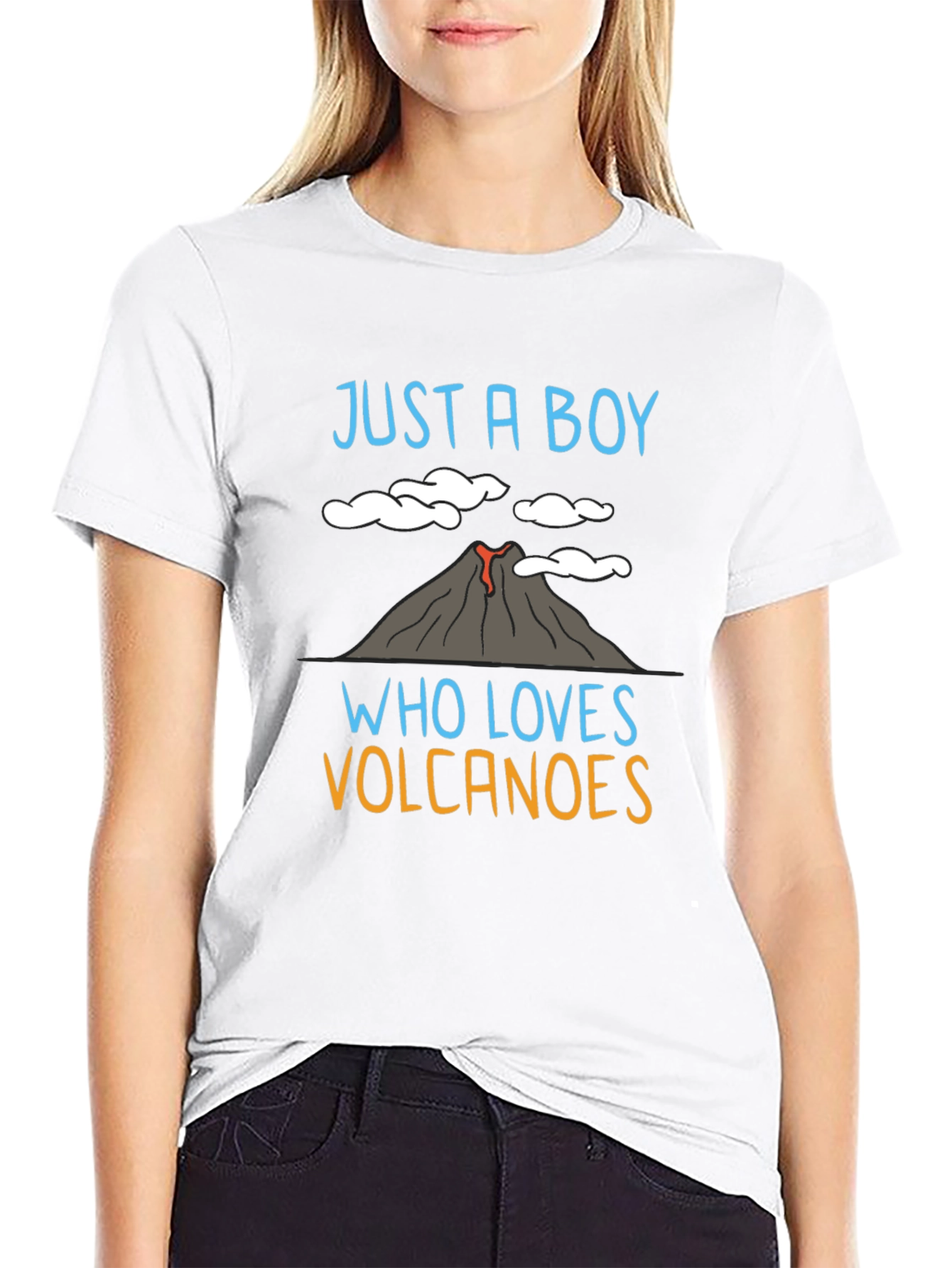 Volcano Lovers Tee - Just a Boy Who Loves Volcanoes