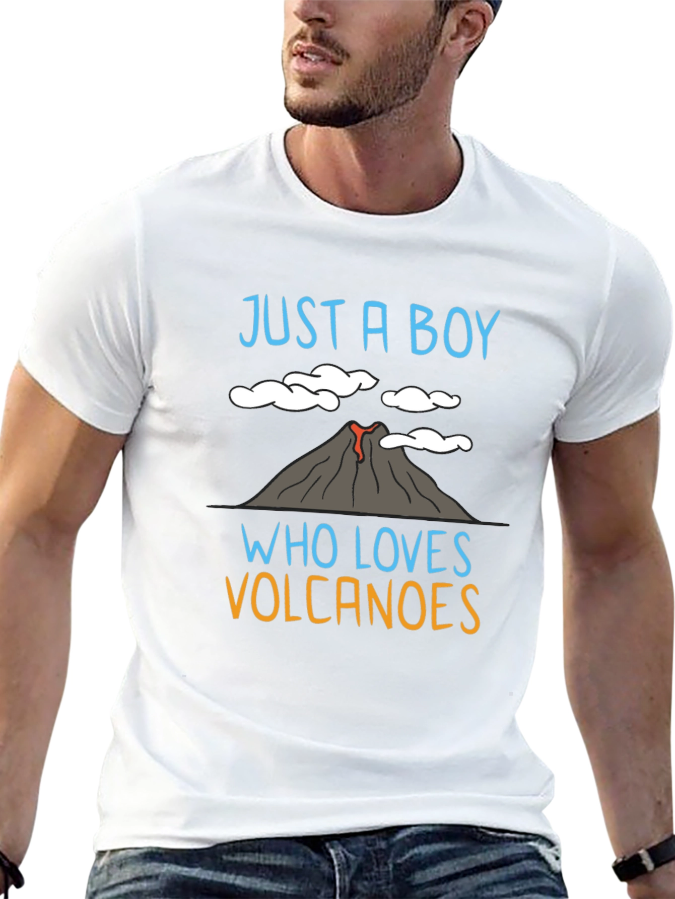 Volcano Lovers Tee - Just a Boy Who Loves Volcanoes